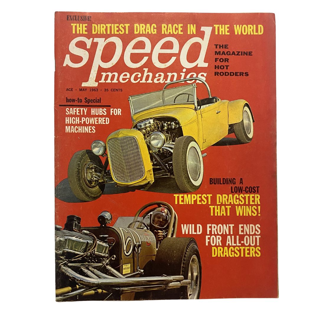 VTG Speed Mechanics Magazine May 1963 Tempest Dragster That Wins No Label