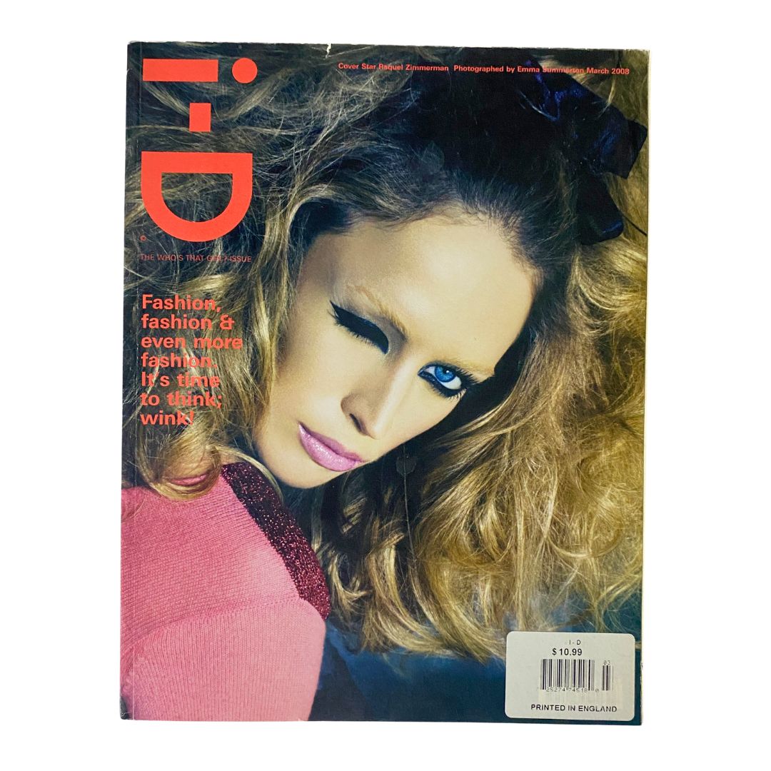 i-D Magazine March 2008 No. 285 Raquel Zimmerman by Emma Summerton No Label