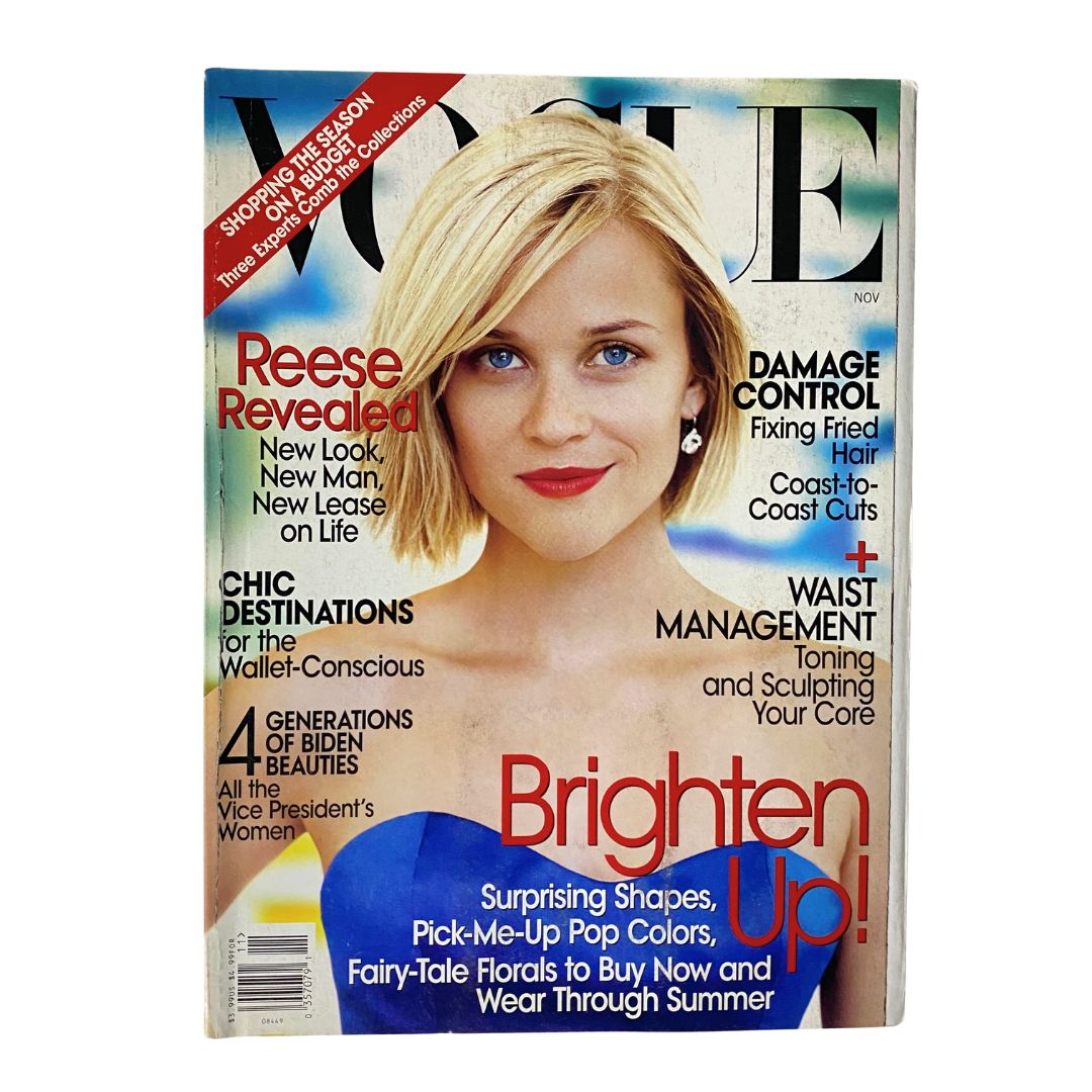 Vogue Magazine November 2008 Reese Witherspoon Cover No Label