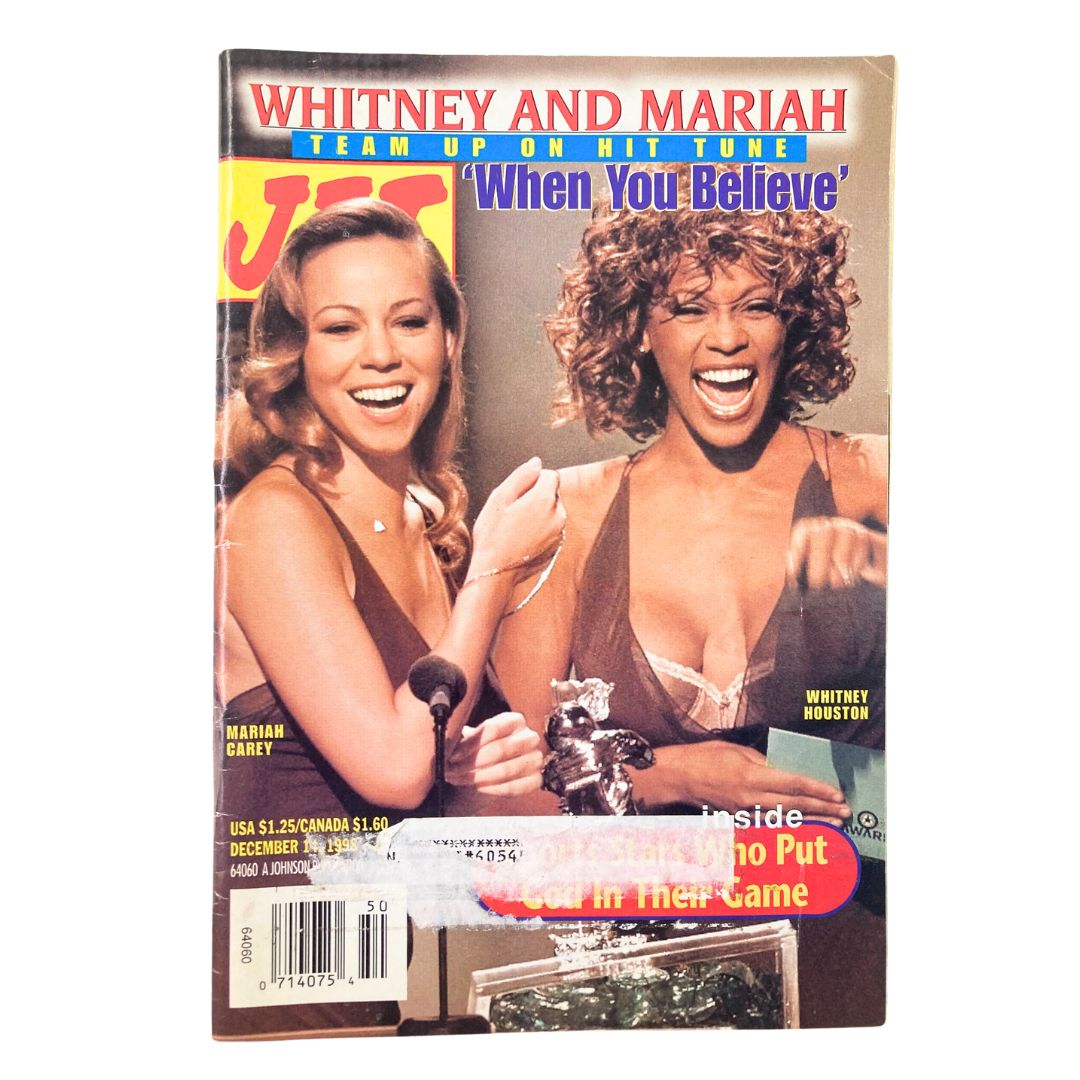 Jet Magazine December 14 1998 Vol 95 #3 Mariah Carey and Whitney Houston