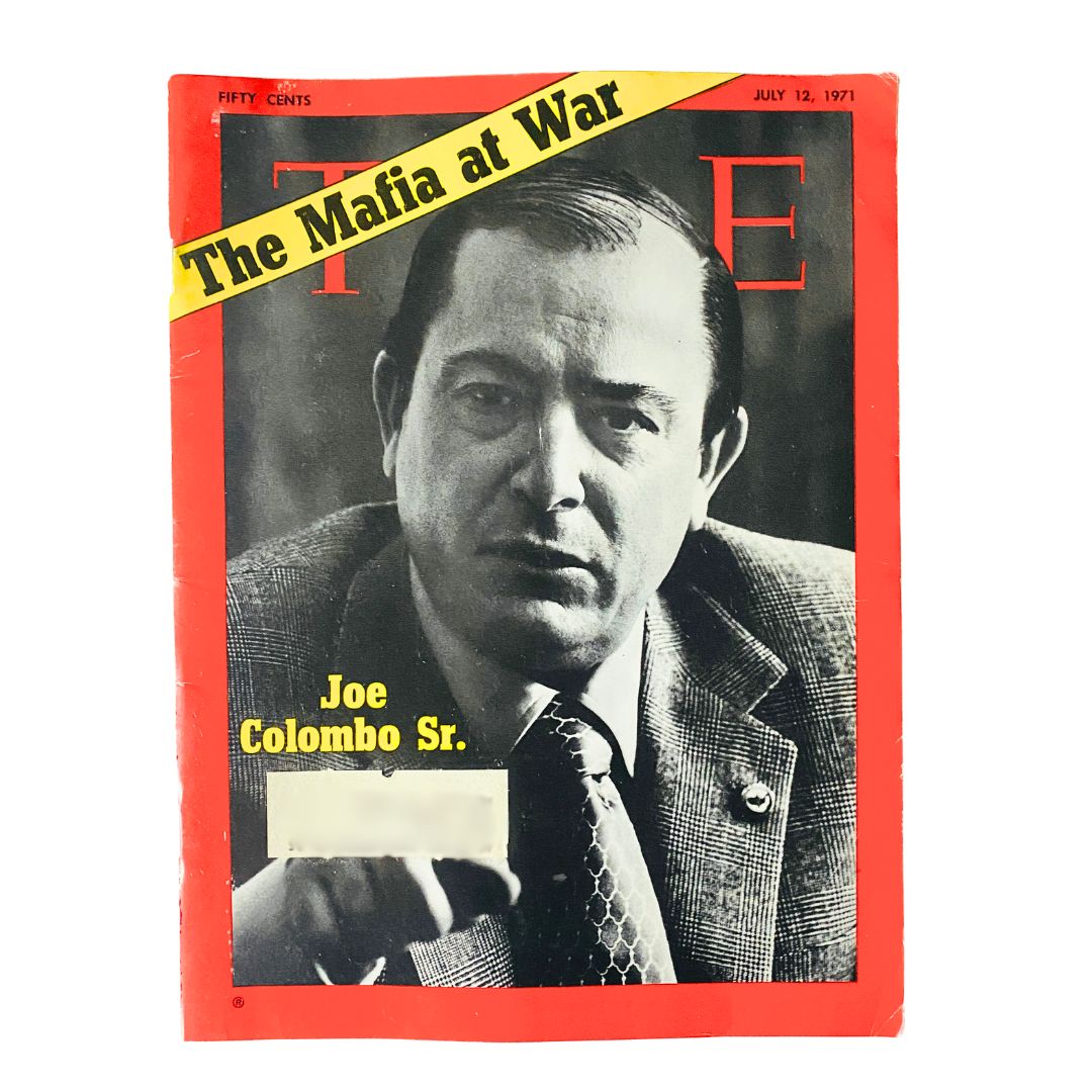 VTG Time Magazine July 12 1971 Joe Colombo Sr. The Mafia at War