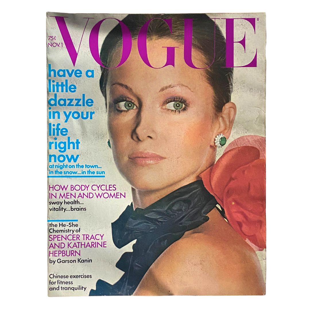 VTG Vogue Magazine November 1 1971 Karen Graham by Irving Penn No Label