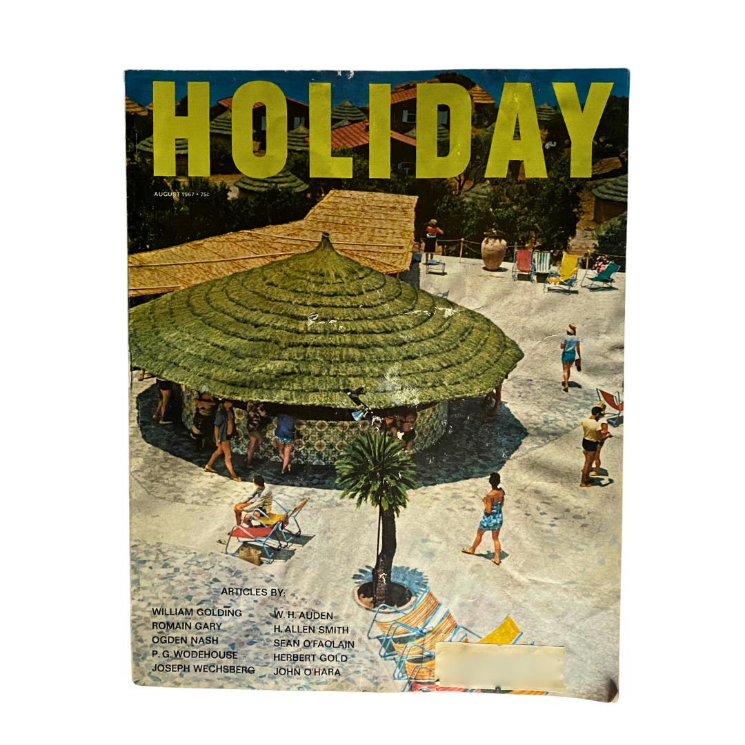 VTG Holiday Magazine August 1967 Sicily's Northern Coast GD Interior