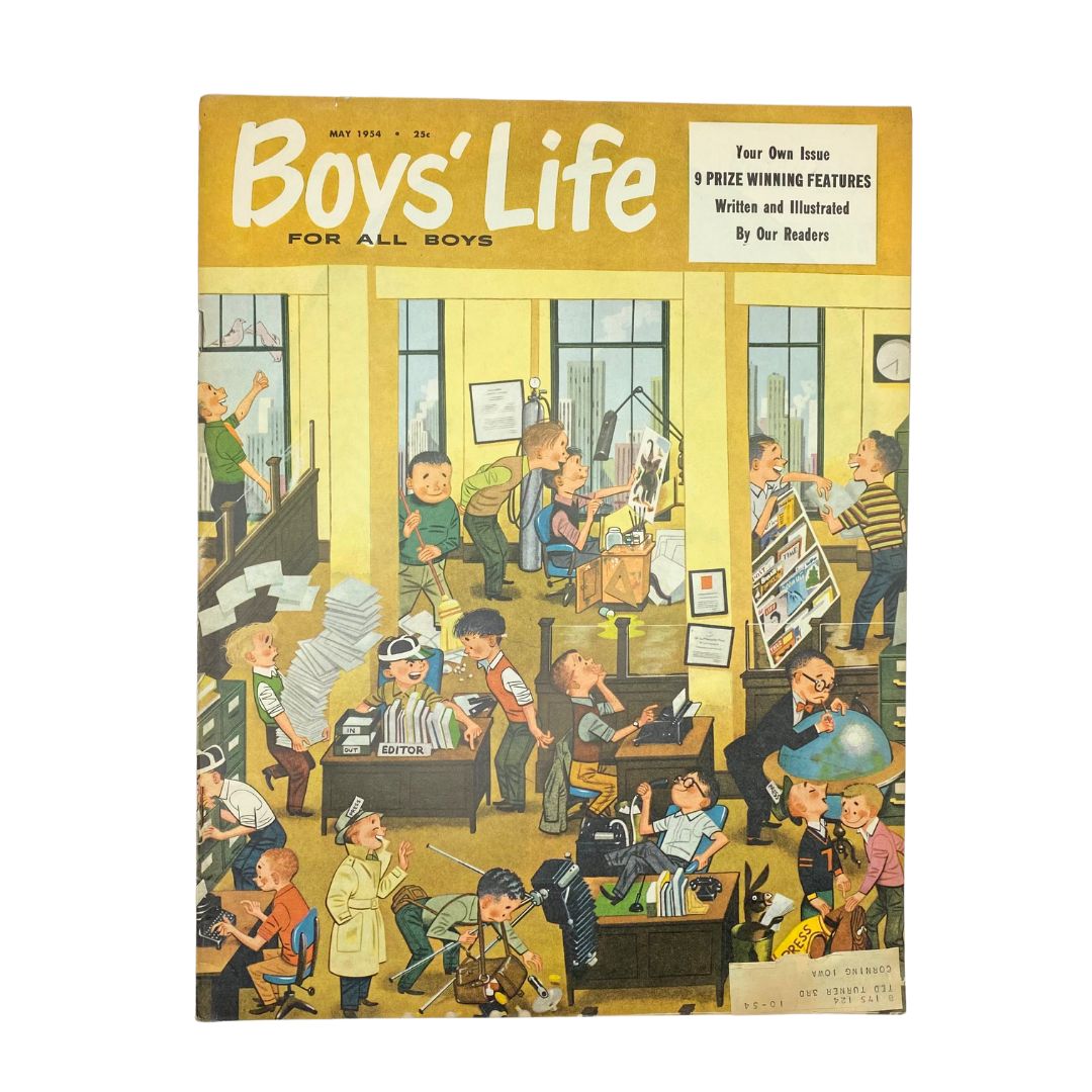 VTG Boys' Life for All Boys Magazine May 1954 Pedro The Shod Mail Carrier