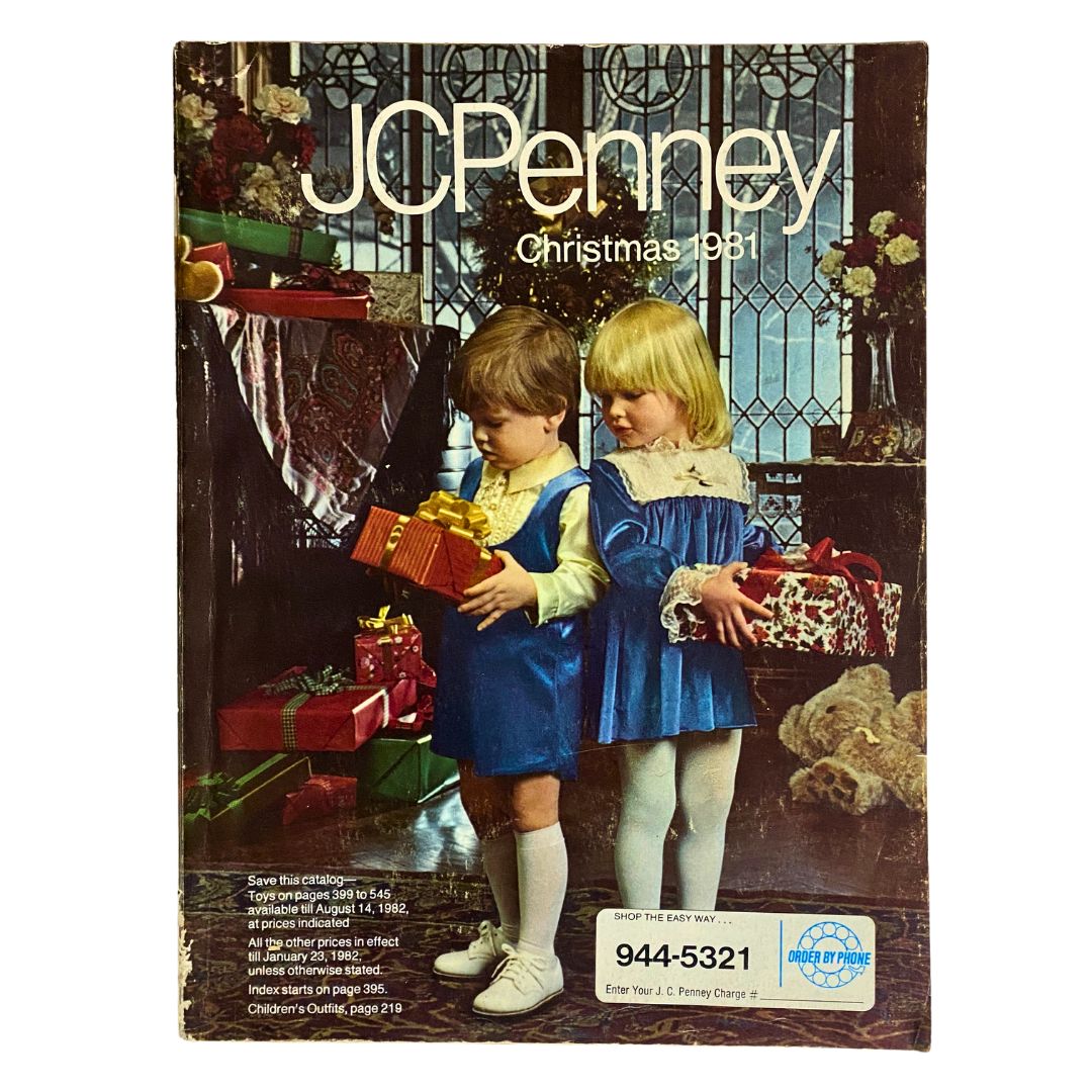 JC Penney Christmas 1981 Sales Brochure Catalog