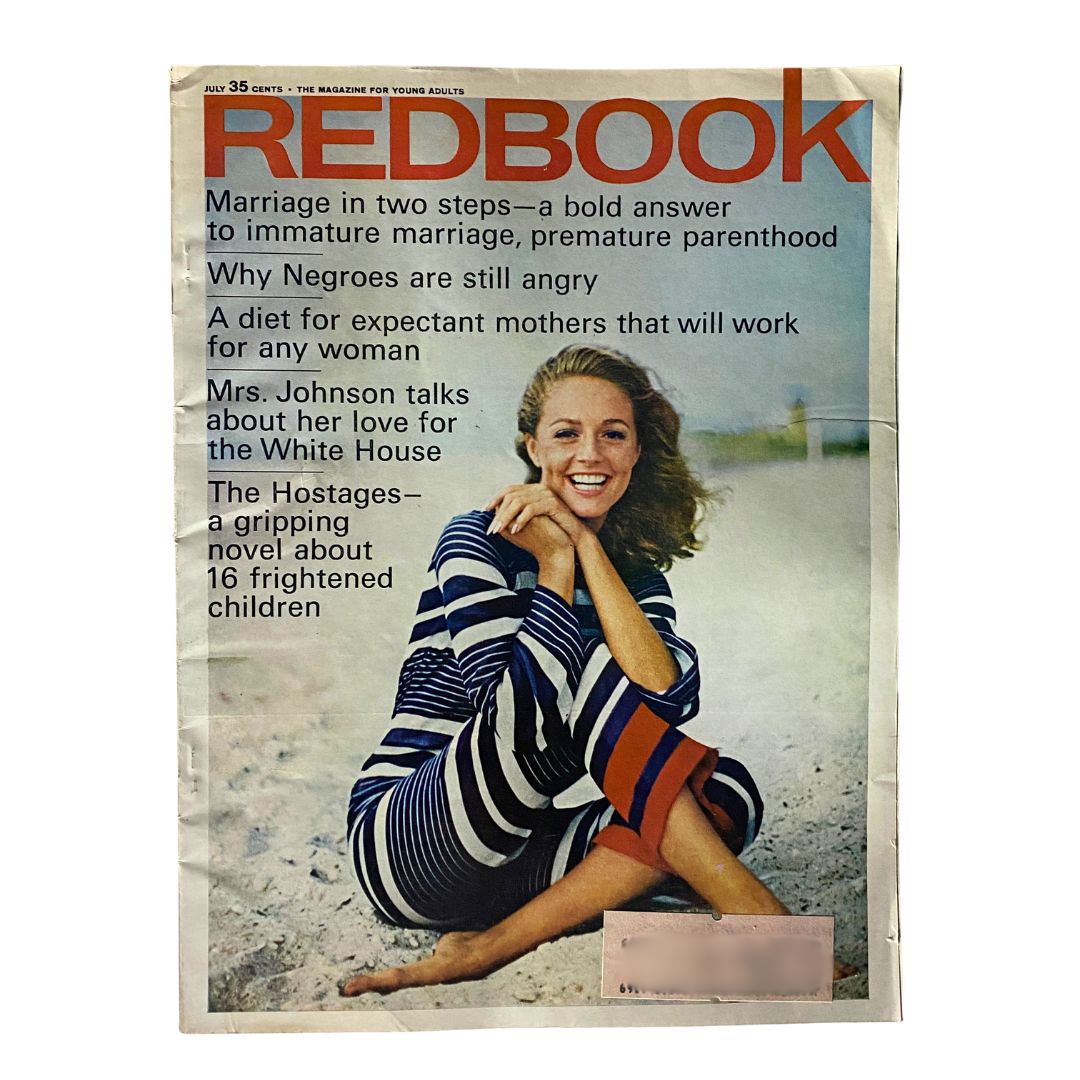 VTG Redbook Magazine July 1966 Vol 127 No. 3 The Hostages - A Gripping Novel