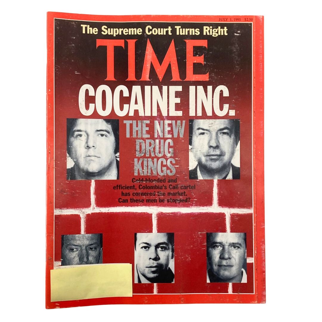 Time Magazine July 1 1991 Cali Cartel Narcos Drug King Cocaine Inc.