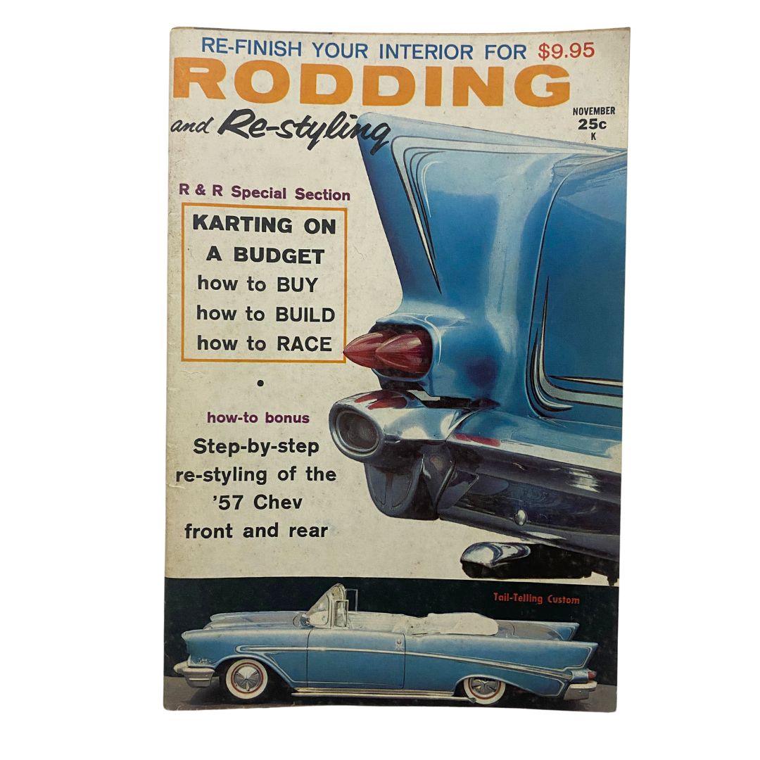 VTG Rodding & Re-Styling Magazine November 1959 Karting on a Budget No Label