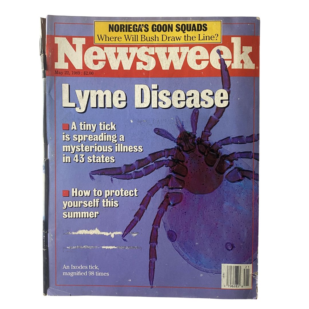 VTG Newsweek Magazine May 22 1989 Lyme Disease & Noriega's Goon Squads