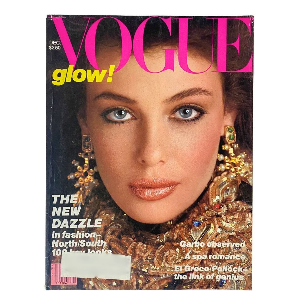 VTG Vogue Magazine December 1981 Kelly LeBrock by Richard Avedon