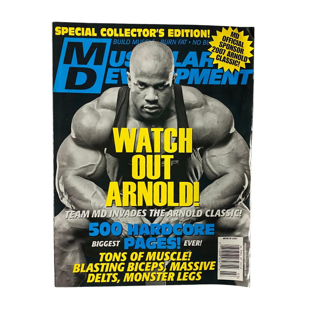 Muscular Development Magazine March 2007 Victor Martinez Cover No Label