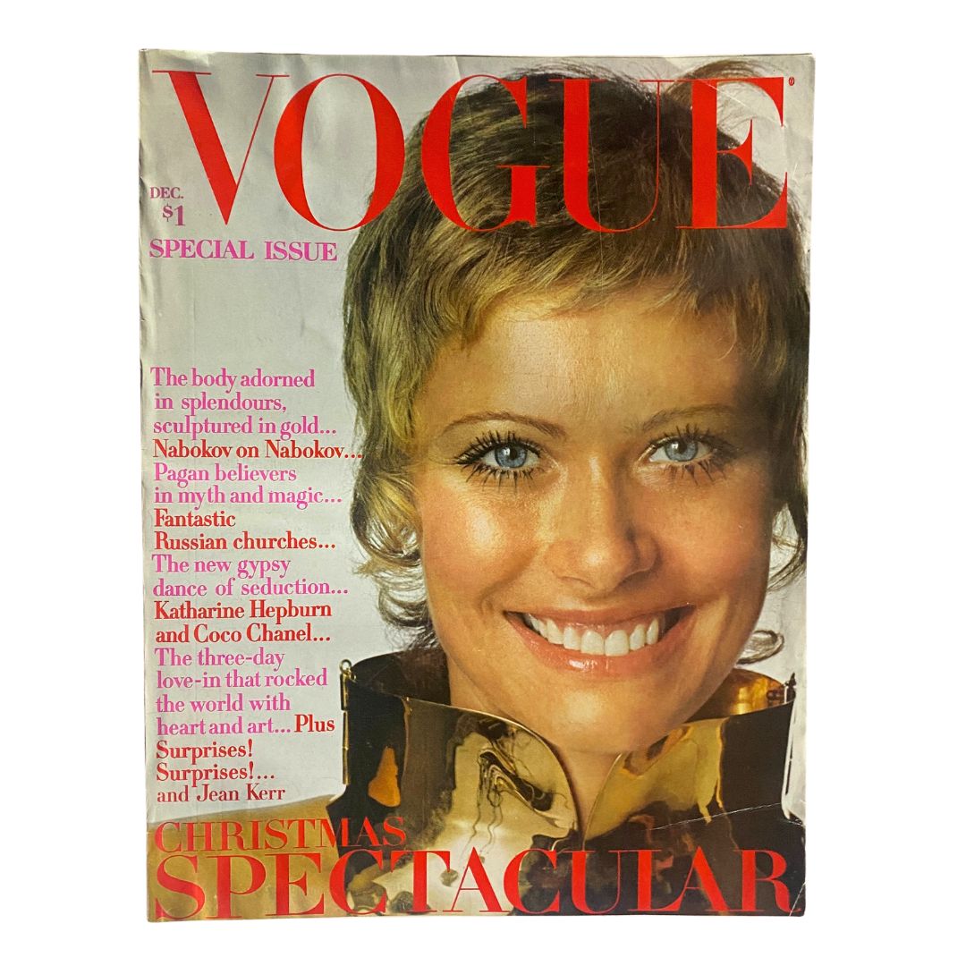 VTG Vogue Magazine December 1969 Susanne Schöneborn by Irving Penn No Label