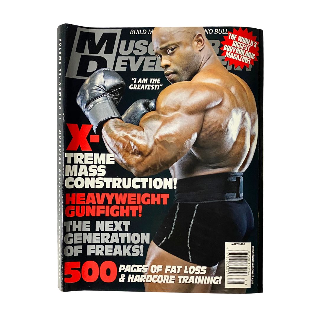 Muscular Development Magazine November 2007 Ben White Cover No Label