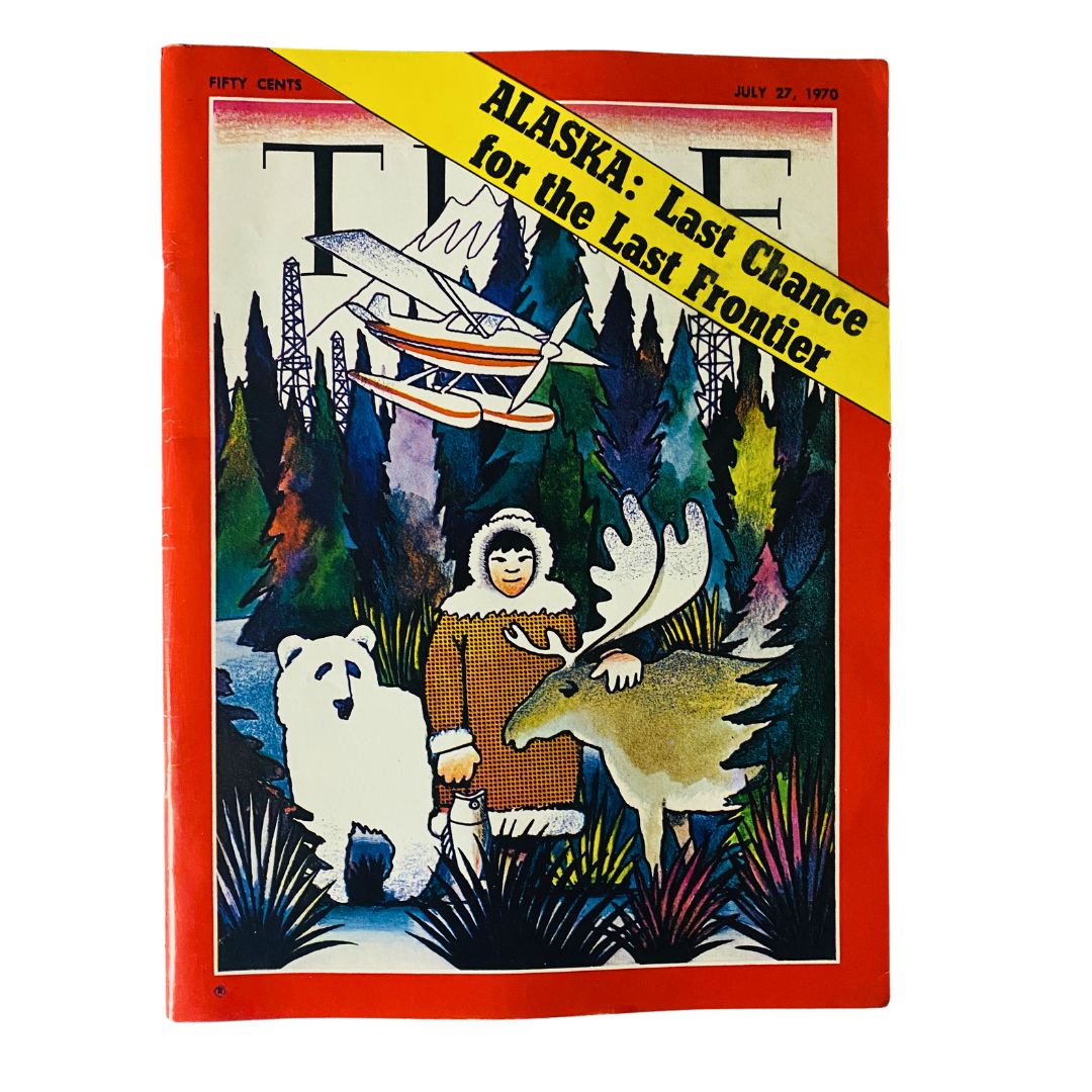 VTG Time Magazine July 27 1970 Alaska The Last Chance for Last Frontier No Label