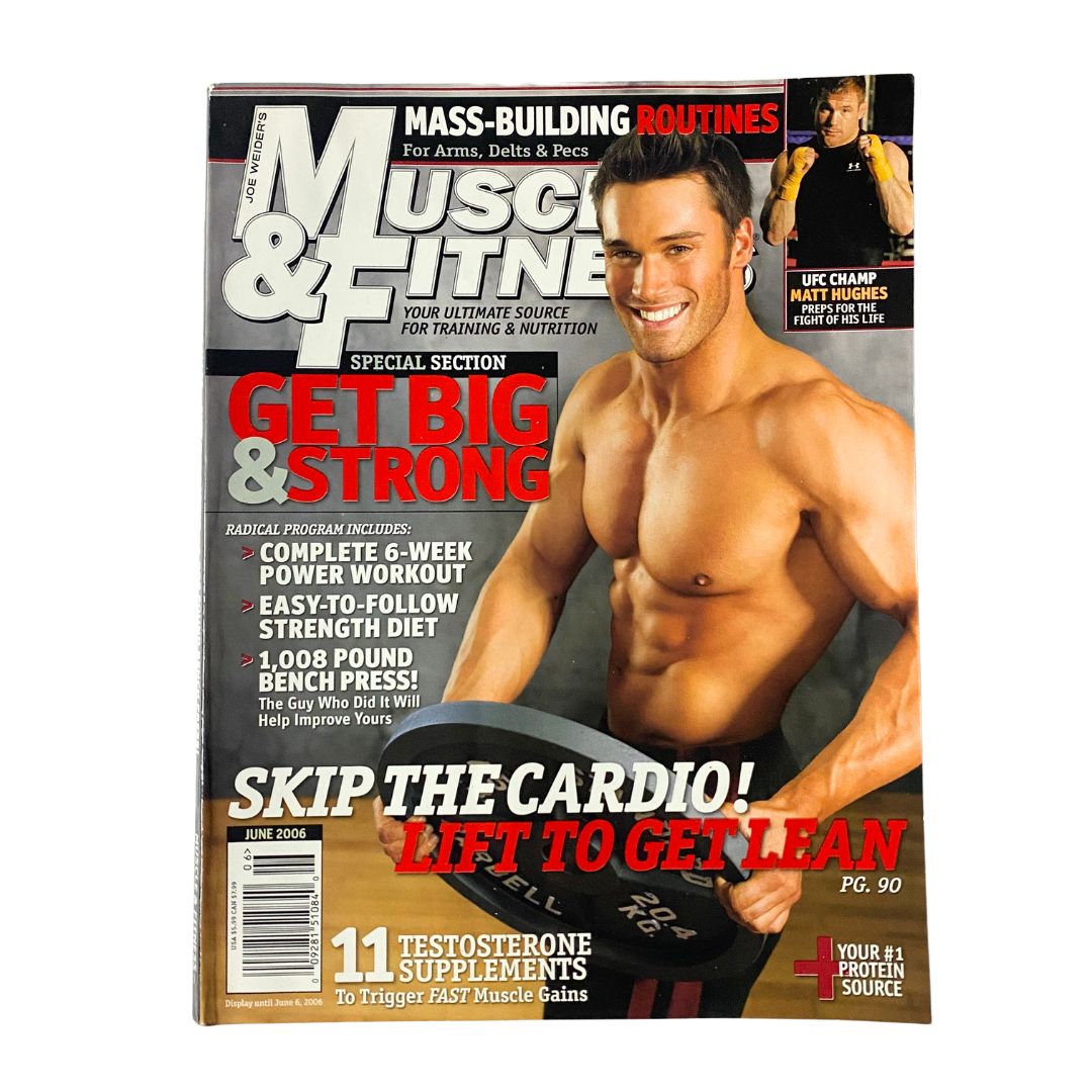 Muscle & Fitness Magazine June 2006 Mario Klintworth, Matt Hughes No Label VG