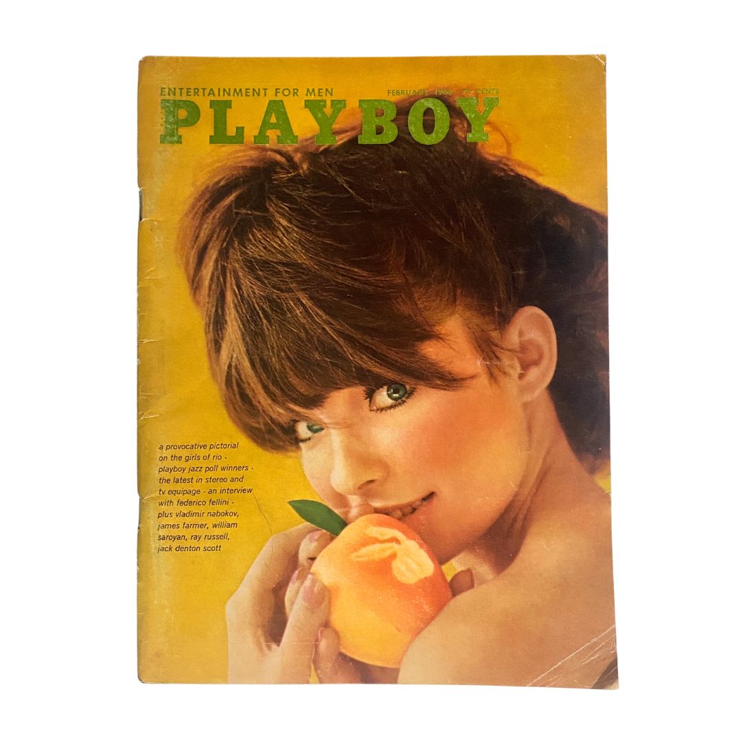 VTG Playboy Magazine February 1966 Melinda Windsor w Centerfold No Label