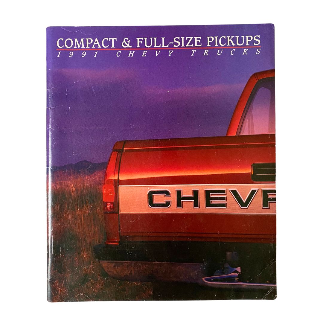 1991 Chevrolet Trucks Compact & Full-Size Pickups Brochure Guide Catalog