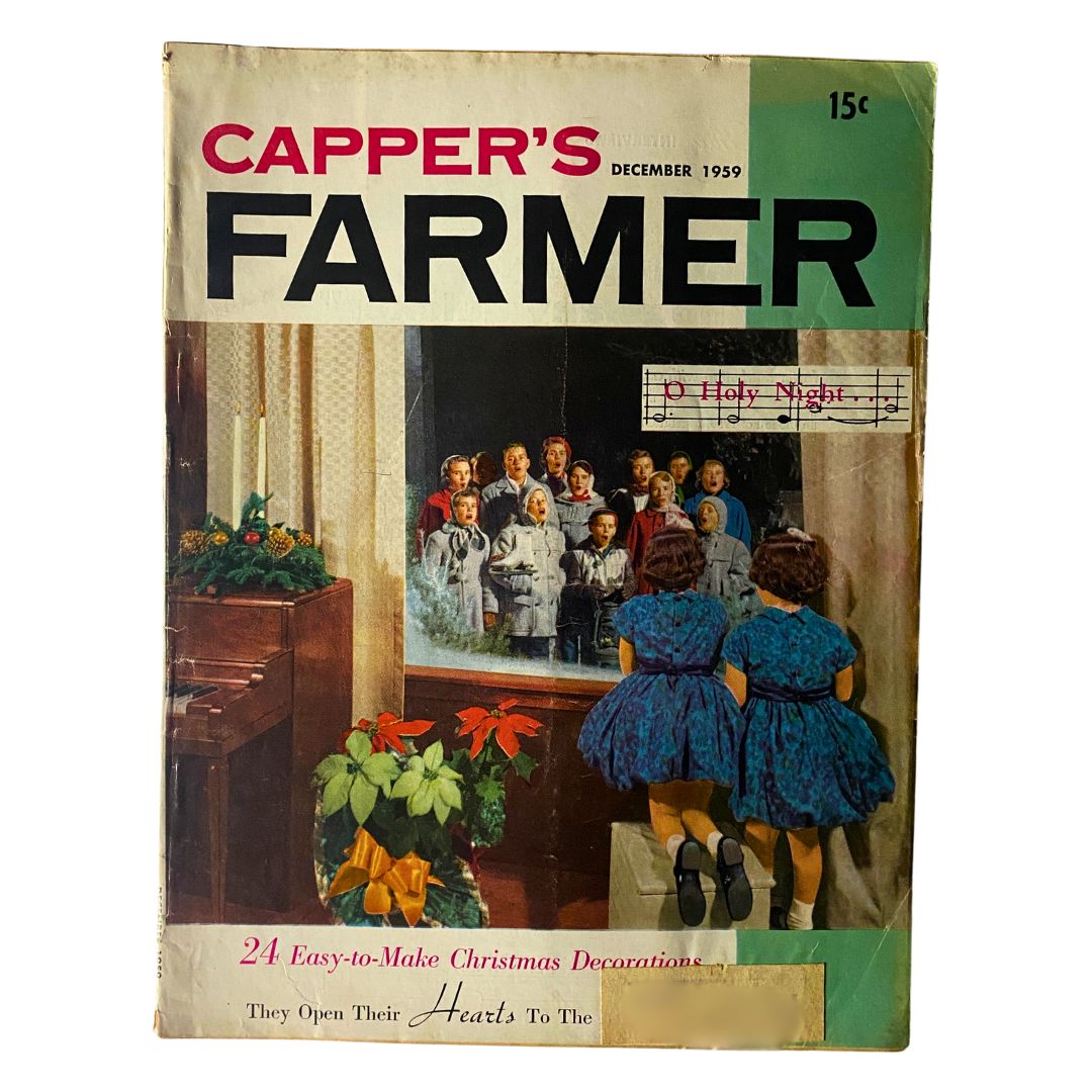 VTG Carper's Farmer Magazine December 1959 Easy-To-Make Christmas Decorations