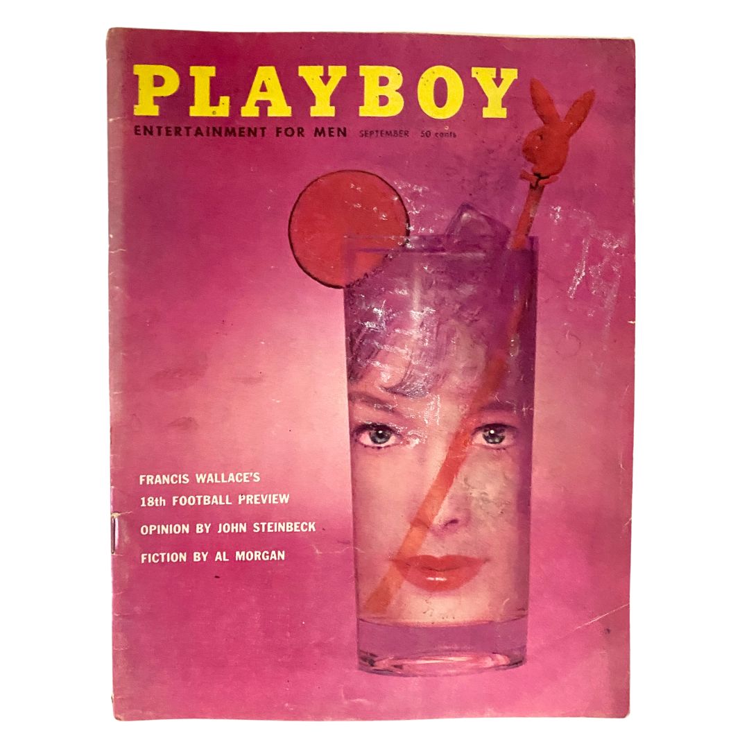 Playboy Magazine September 1957 Jacquelyn Prescott w Centerfold GD Interior