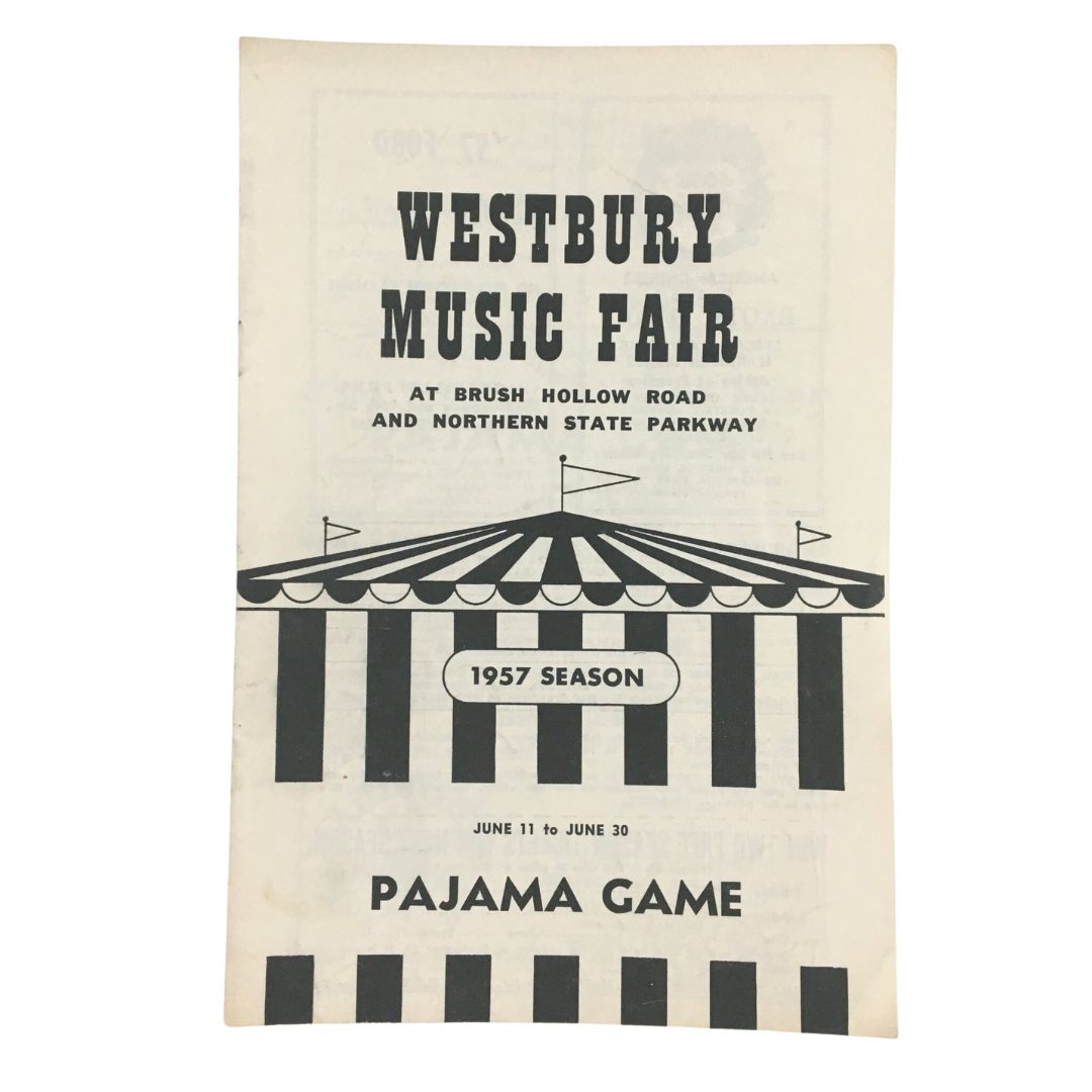 1957 Season Westbury Music Fair Present Pajama Game by Richard Barstow