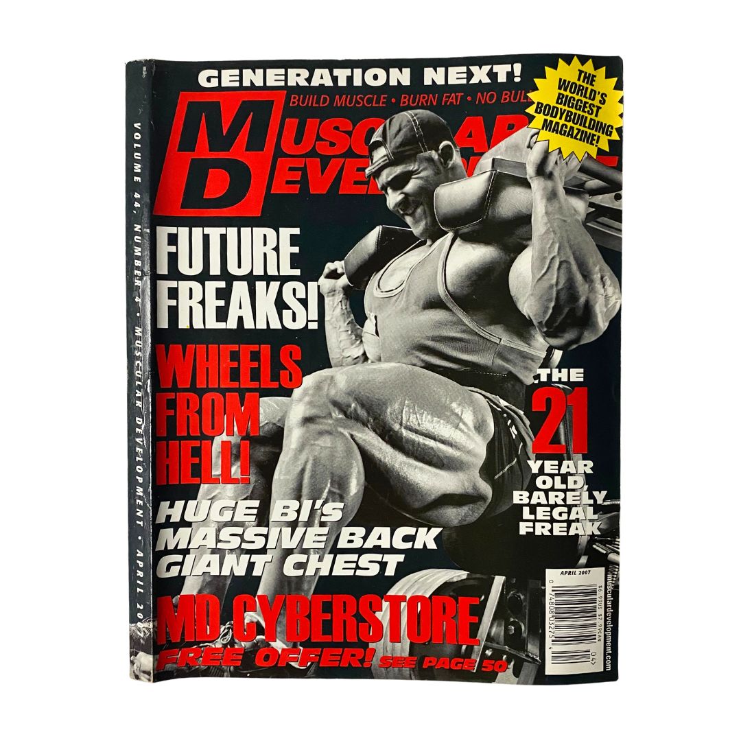 Muscular Development Magazine April 2007 Trey Brewer Cover No Label