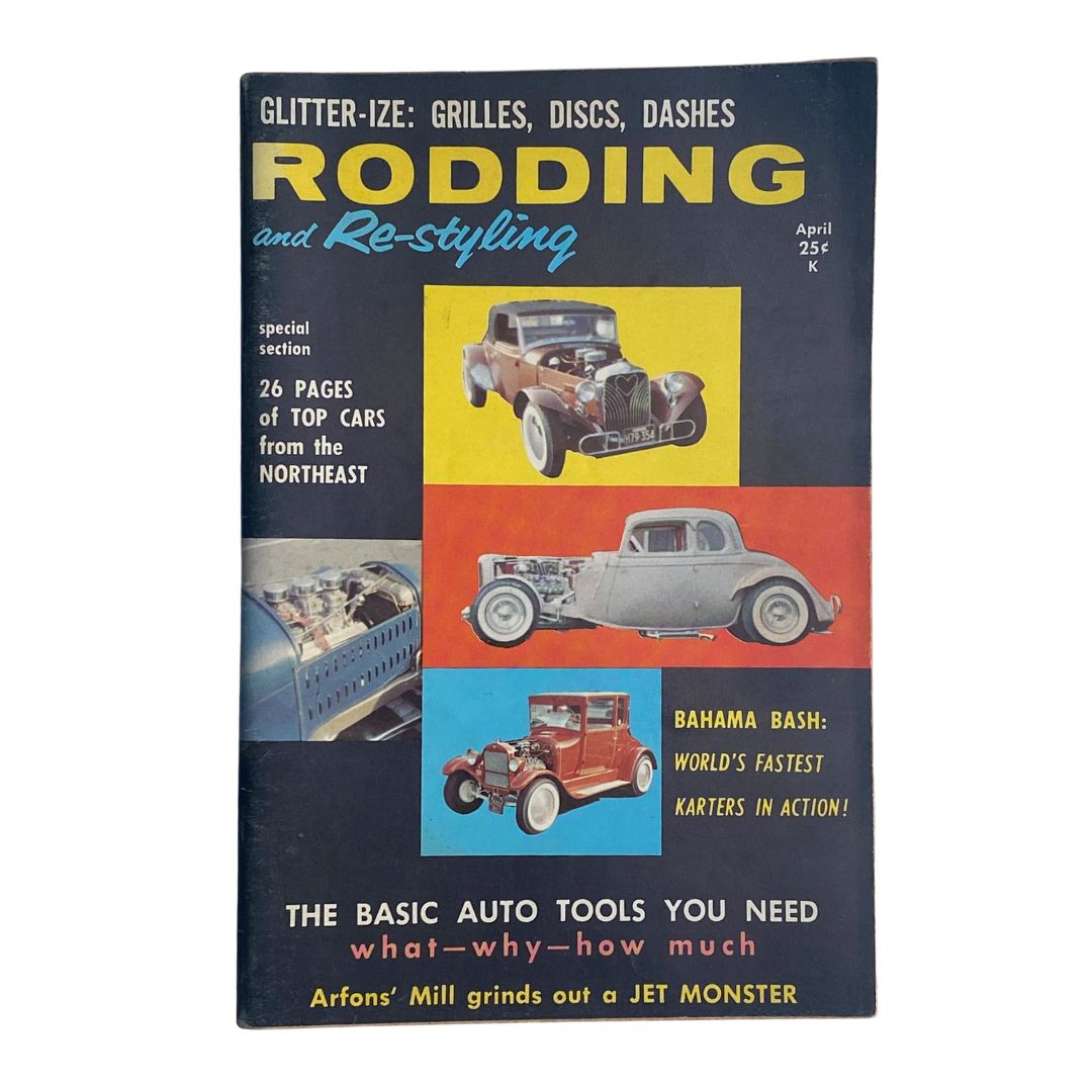 VTG Rodding & Re-Styling Magazine April 1960 Bevy of Northeast Beauts No Label