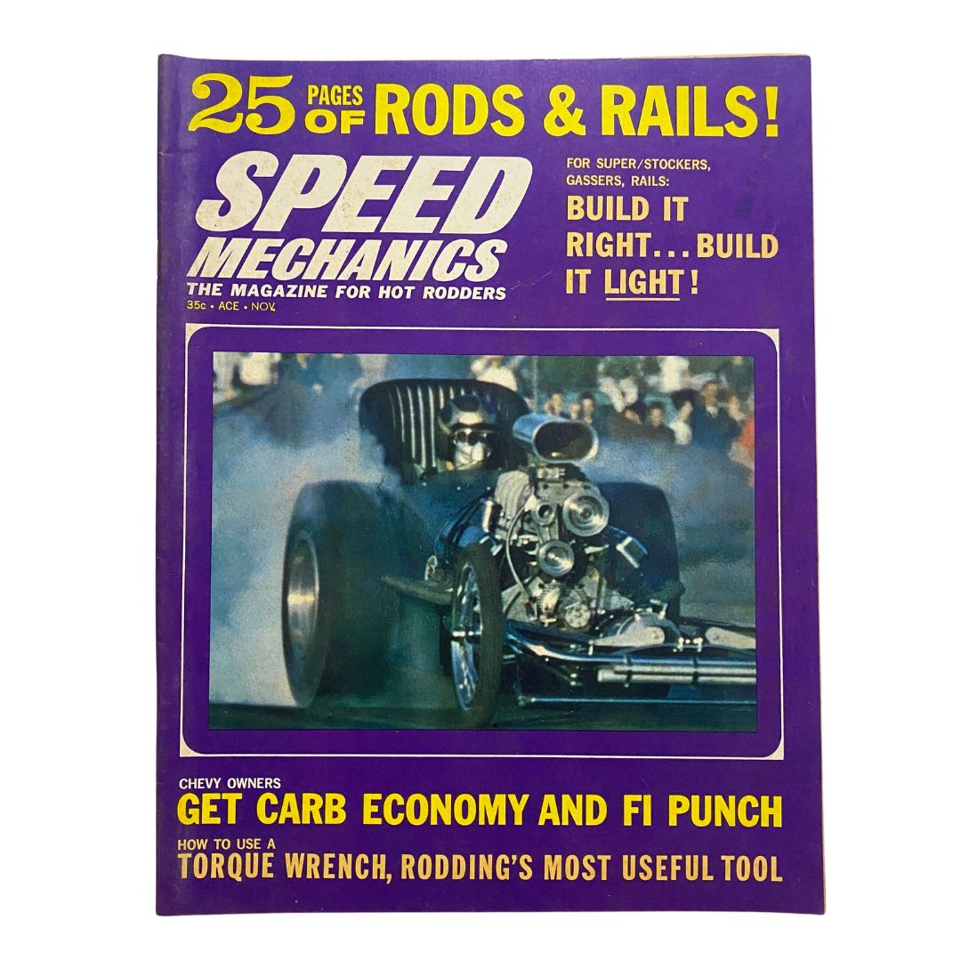 VTG Speed Mechanics Magazine November 1964 Get Carb Economy & FI Punch No Label