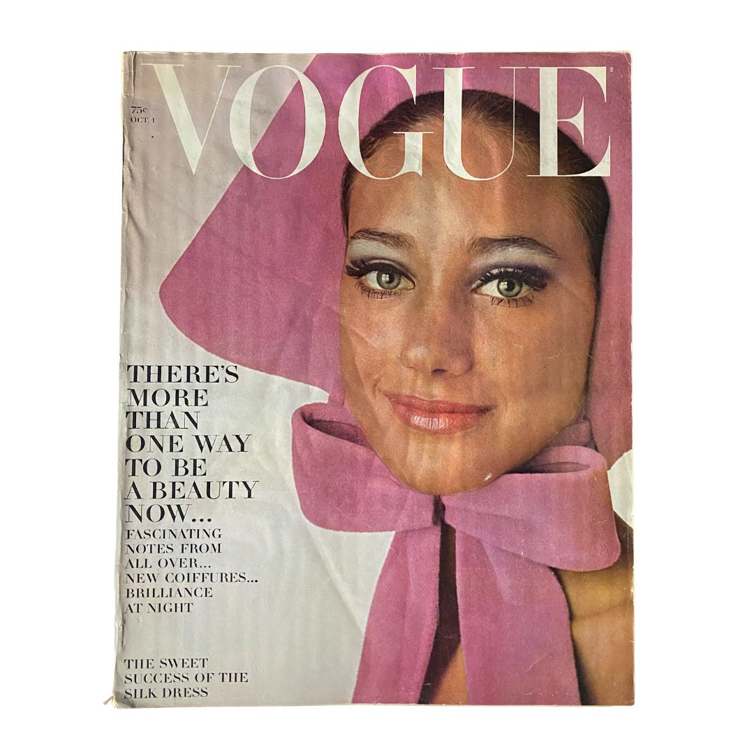 VTG Vogue Magazine October 1 1965 Marisa Berenson by Irving Penn No Label