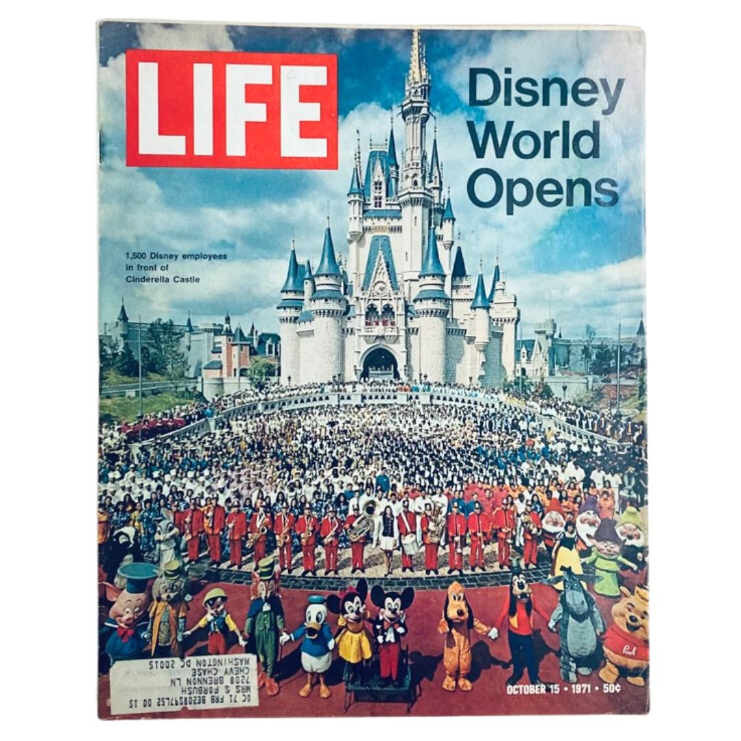 VTG Life Magazine October 15 1971 Vol 71 No. 16 Famous Disney World Opens