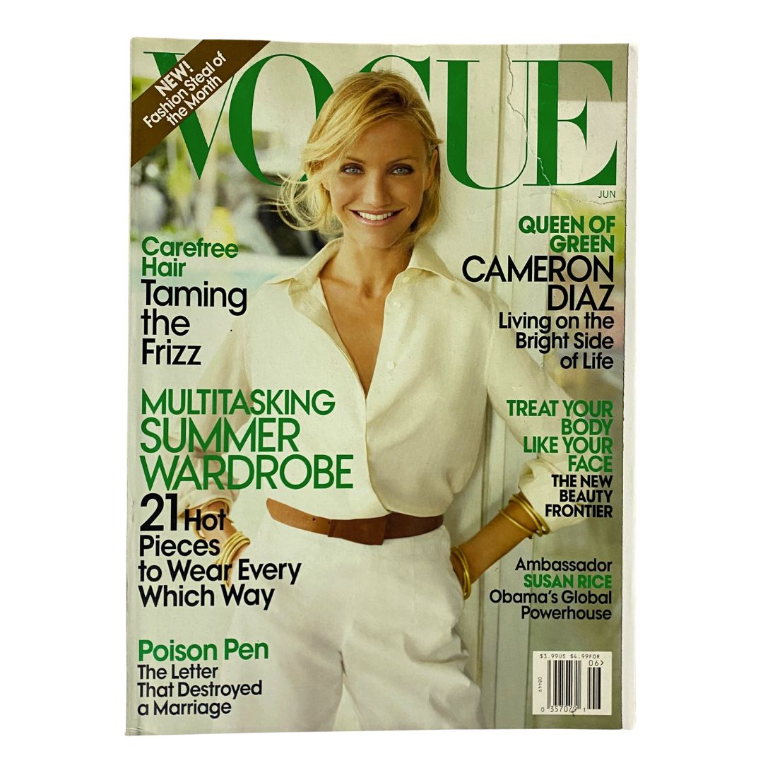 Vogue Magazine June 2009 Cameron Diaz by Mario Testino GD Interior No Label