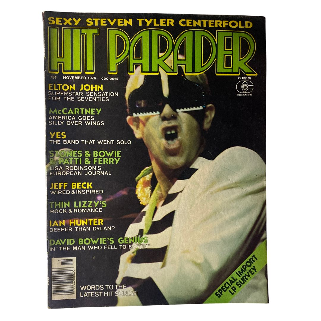 VTG Hit Parader Magazine November 1976 Elton John, Jeff Beck No Label