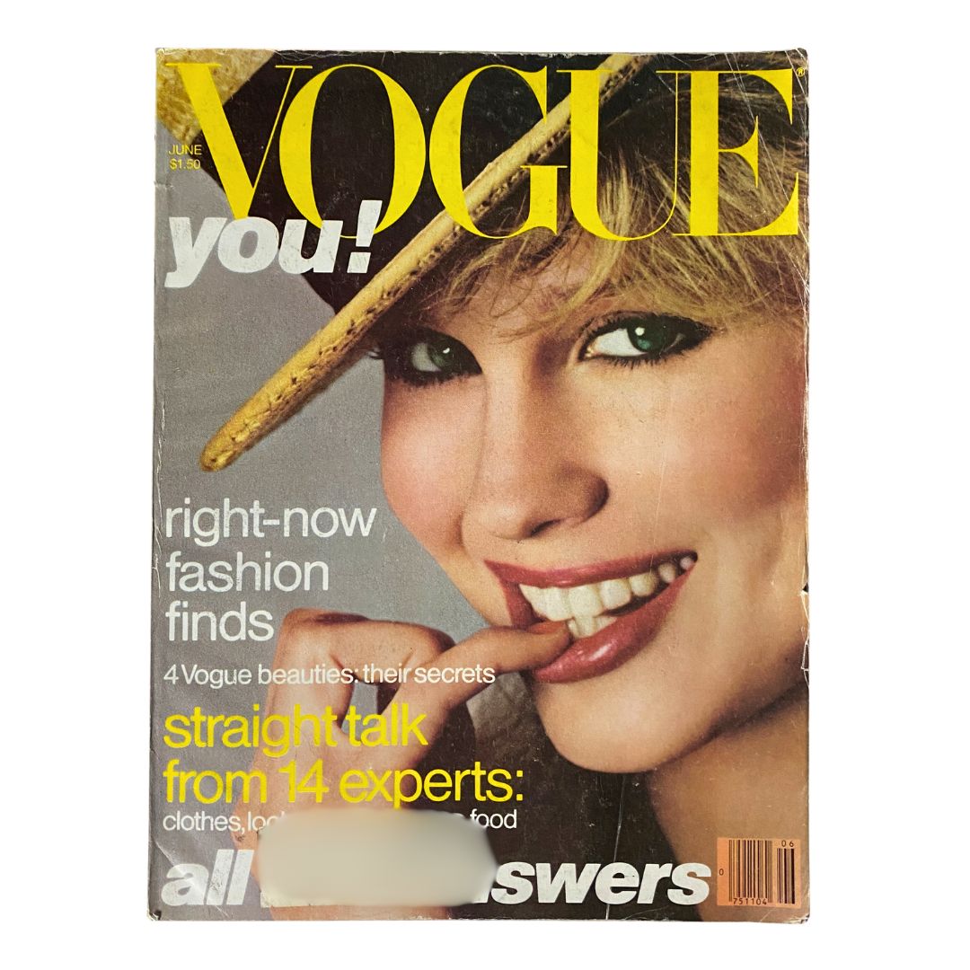 VTG Vogue Magazine June 1978 Rosie Vela by Richard Avedon