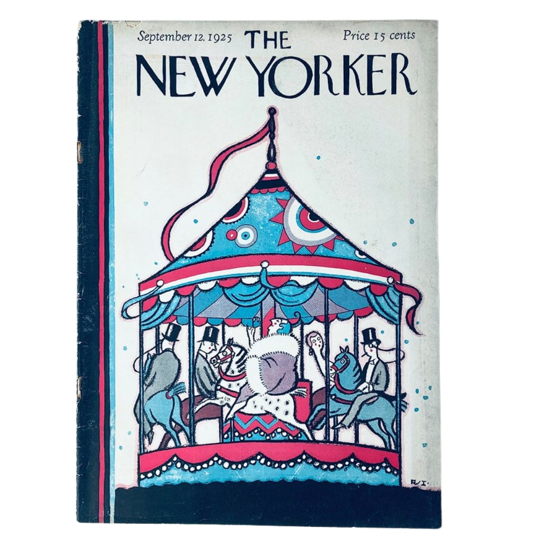 The New Yorker Magazine September 12 1925 Lighter Than Air by Rea Irvin No Label