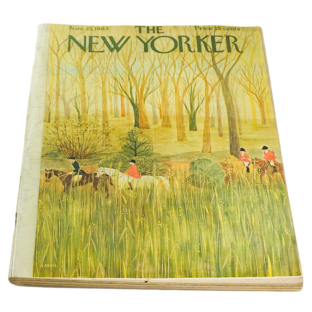 The New Yorker: November 23 1963 - Full Magazine/Theme Cover Ilonka Karasz