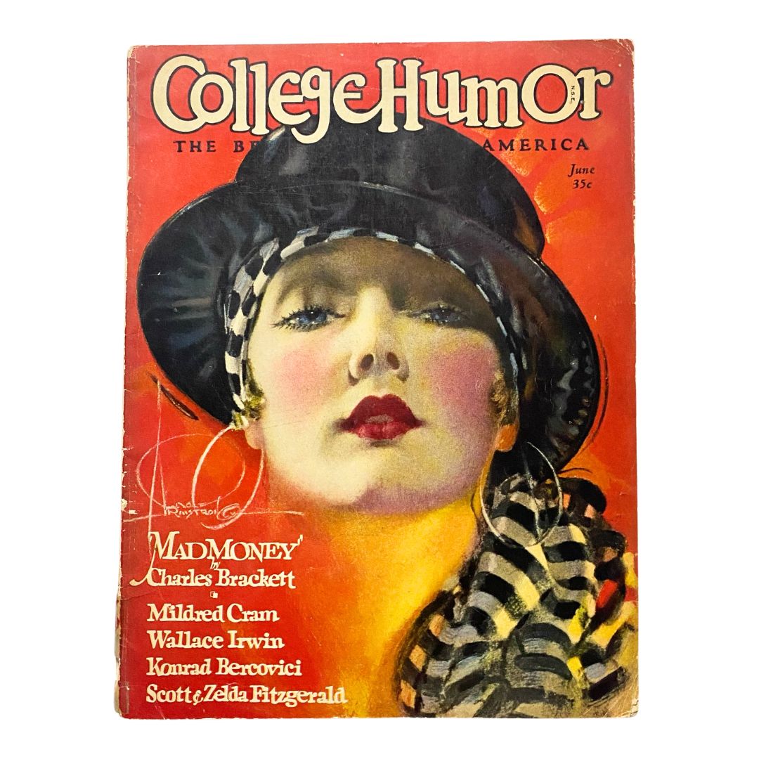 College Humor Magazine June 1928 Mad Money by Charles Brackett