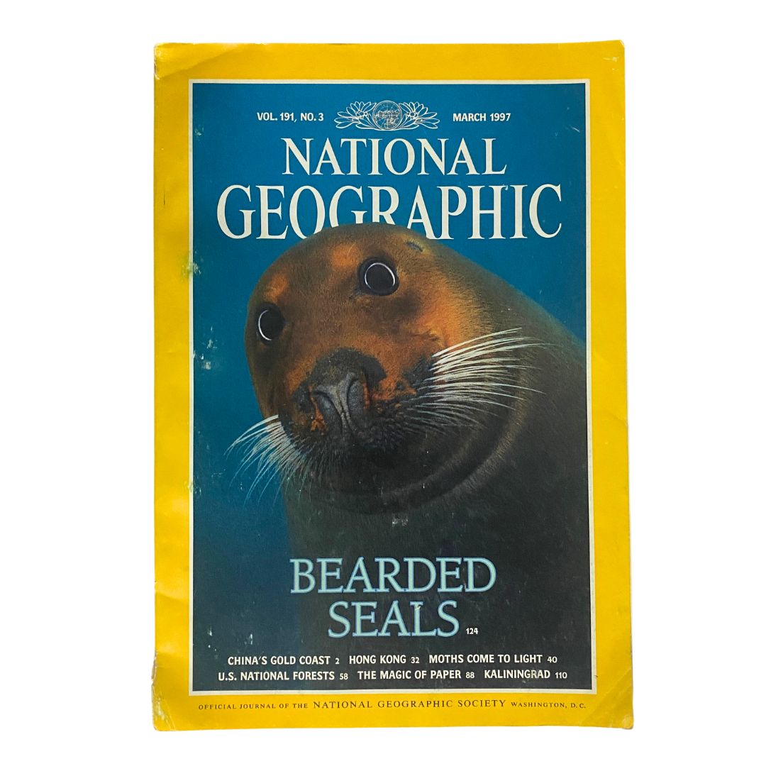 National Geographic Magazine March 1997 Vol 191 No. 3 Bearded Seals No Label