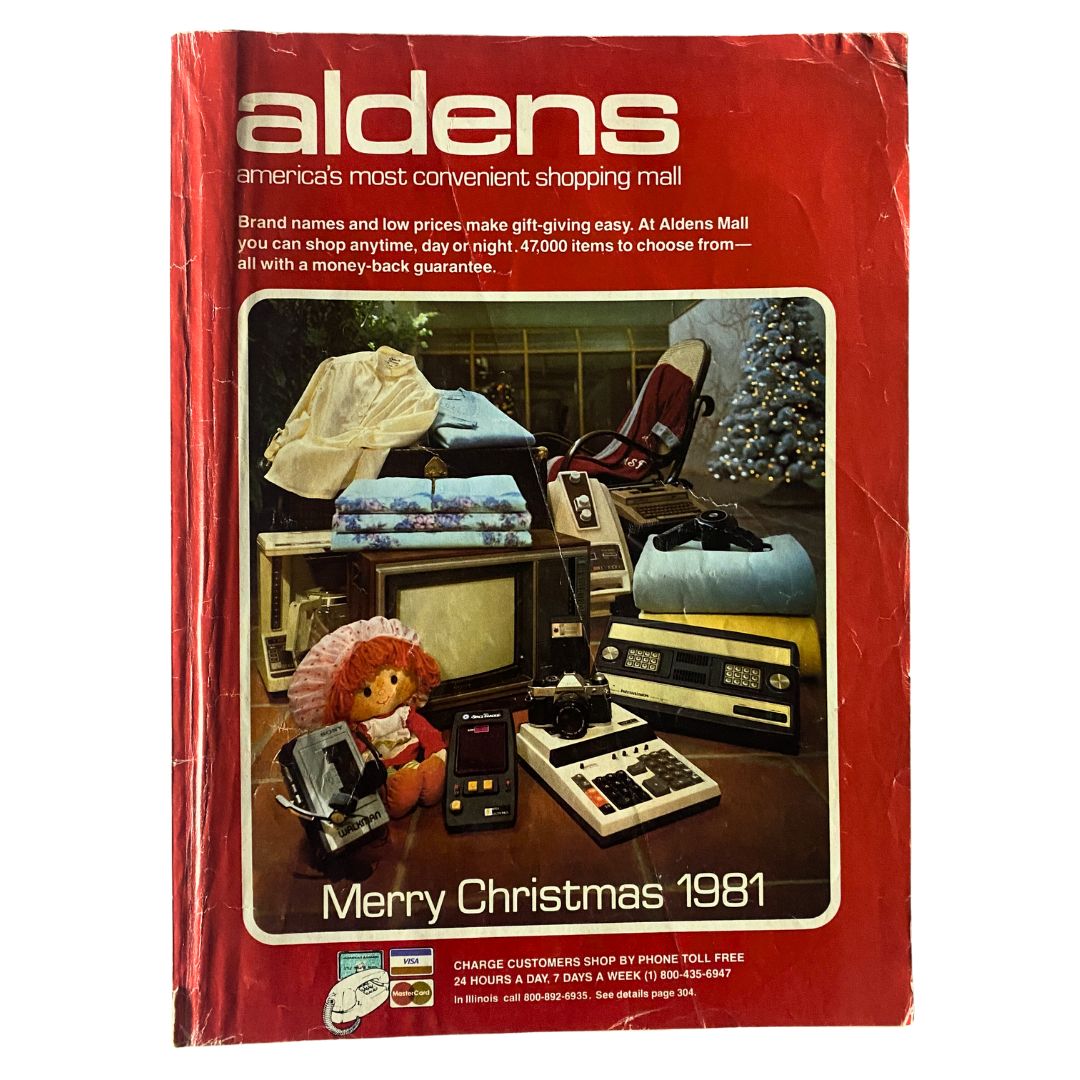 1981 Aldens Merry Christmas Brand Names and Low Prices Catalog