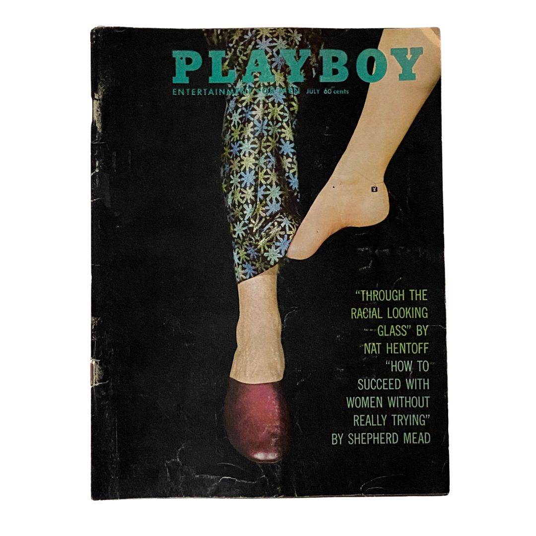 VTG Playboy Magazine July 1962 Playmate Unne Terjesen w Centerfold No Label