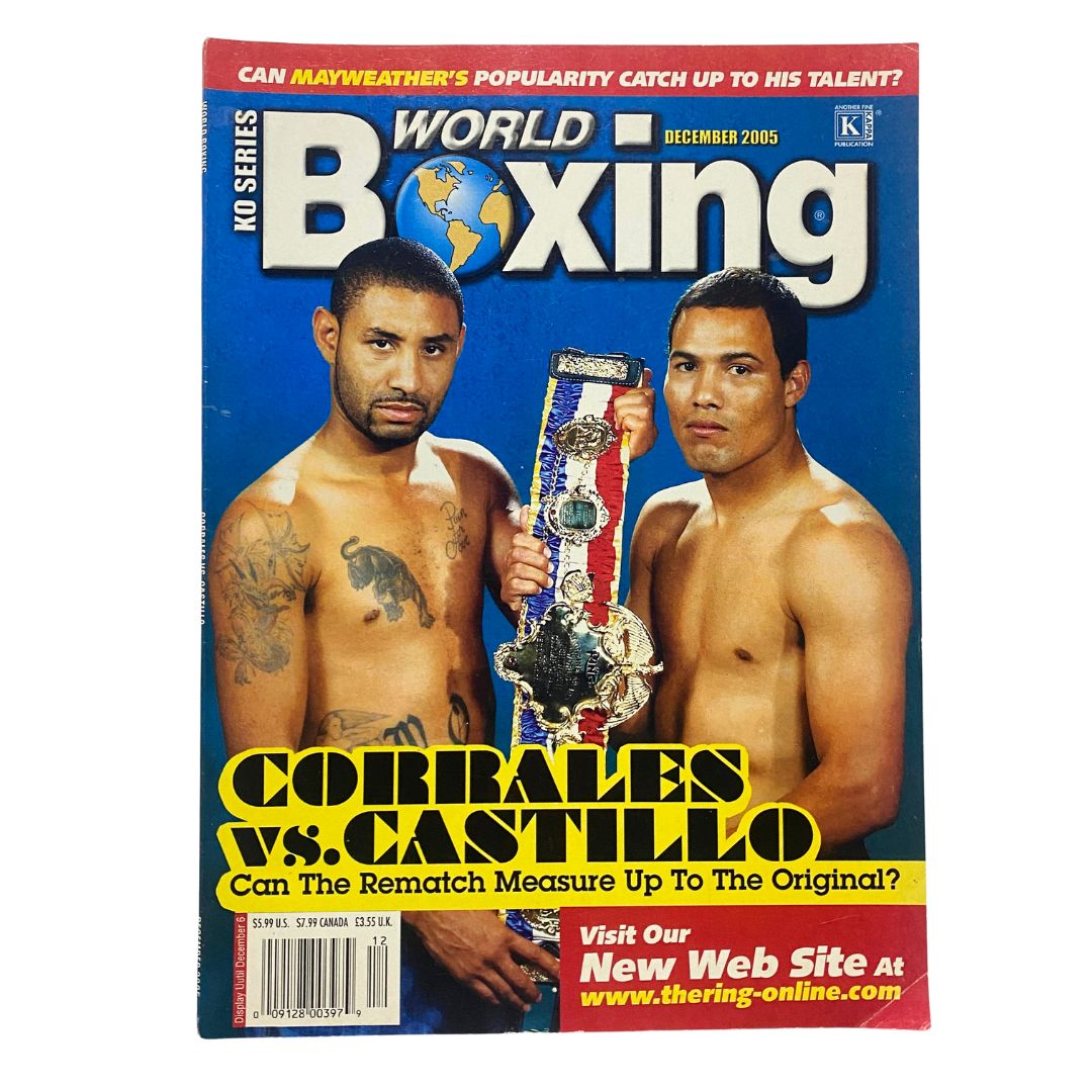 KO Series World Boxing Magazine December 2005 Corrales vs Castillo No Label