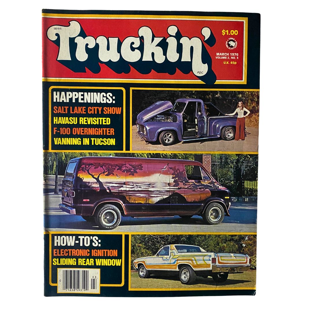 VTG Truckin' Magazine March 1976 Happenings Salt Lake City Show No Label