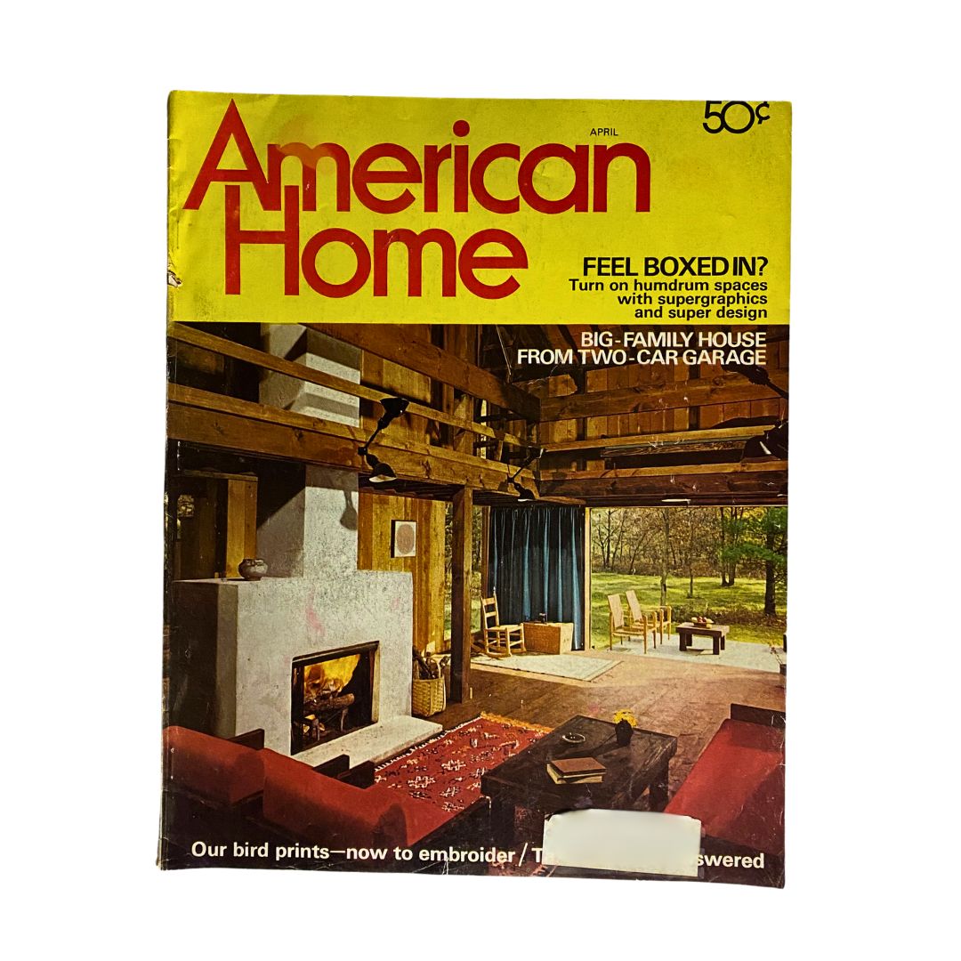 VTG American Home Magazine April 1969 The Alfred Devido House by Ezra Stoller
