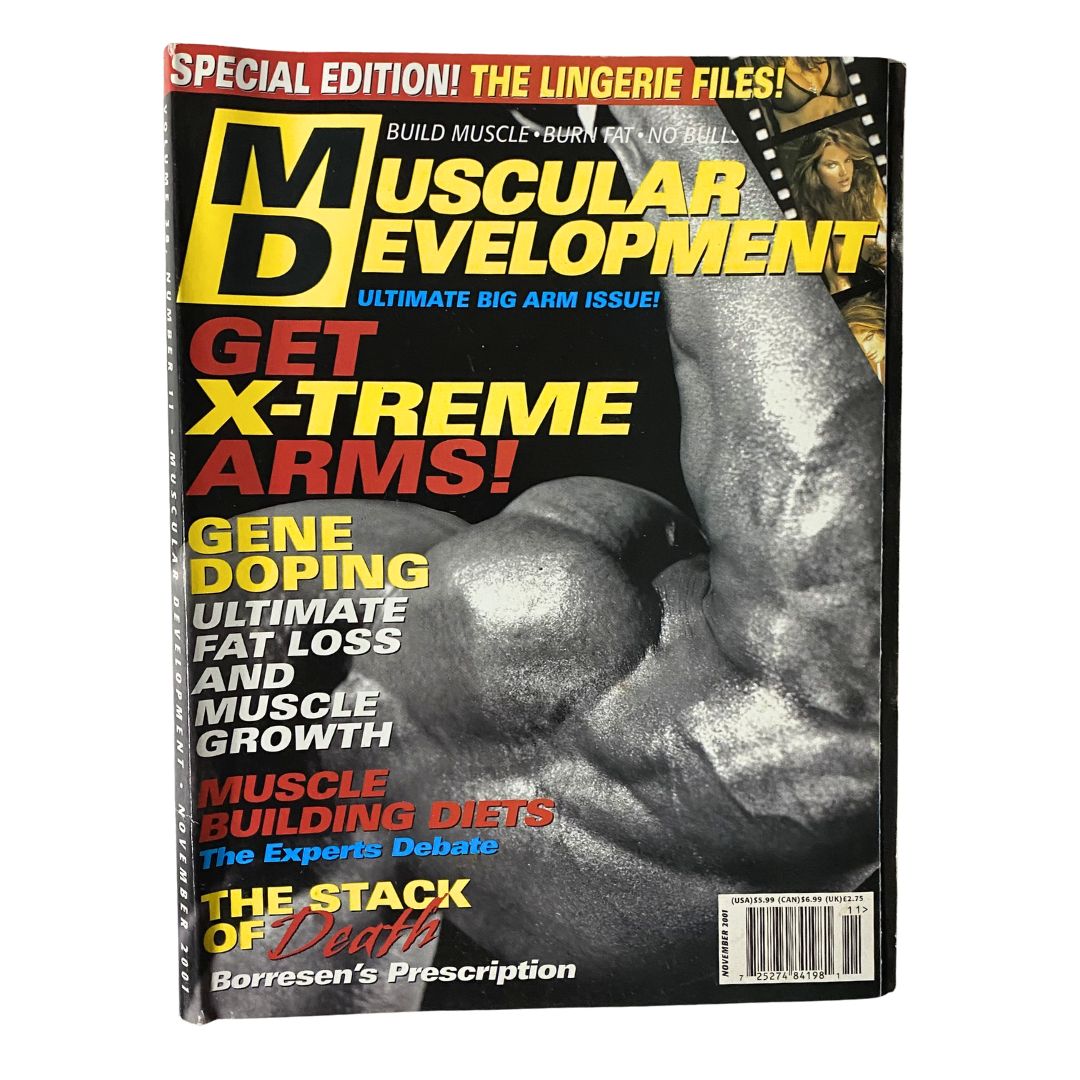 Muscular Development Magazine November 2001 Gene Doping Muscle Growth No Label