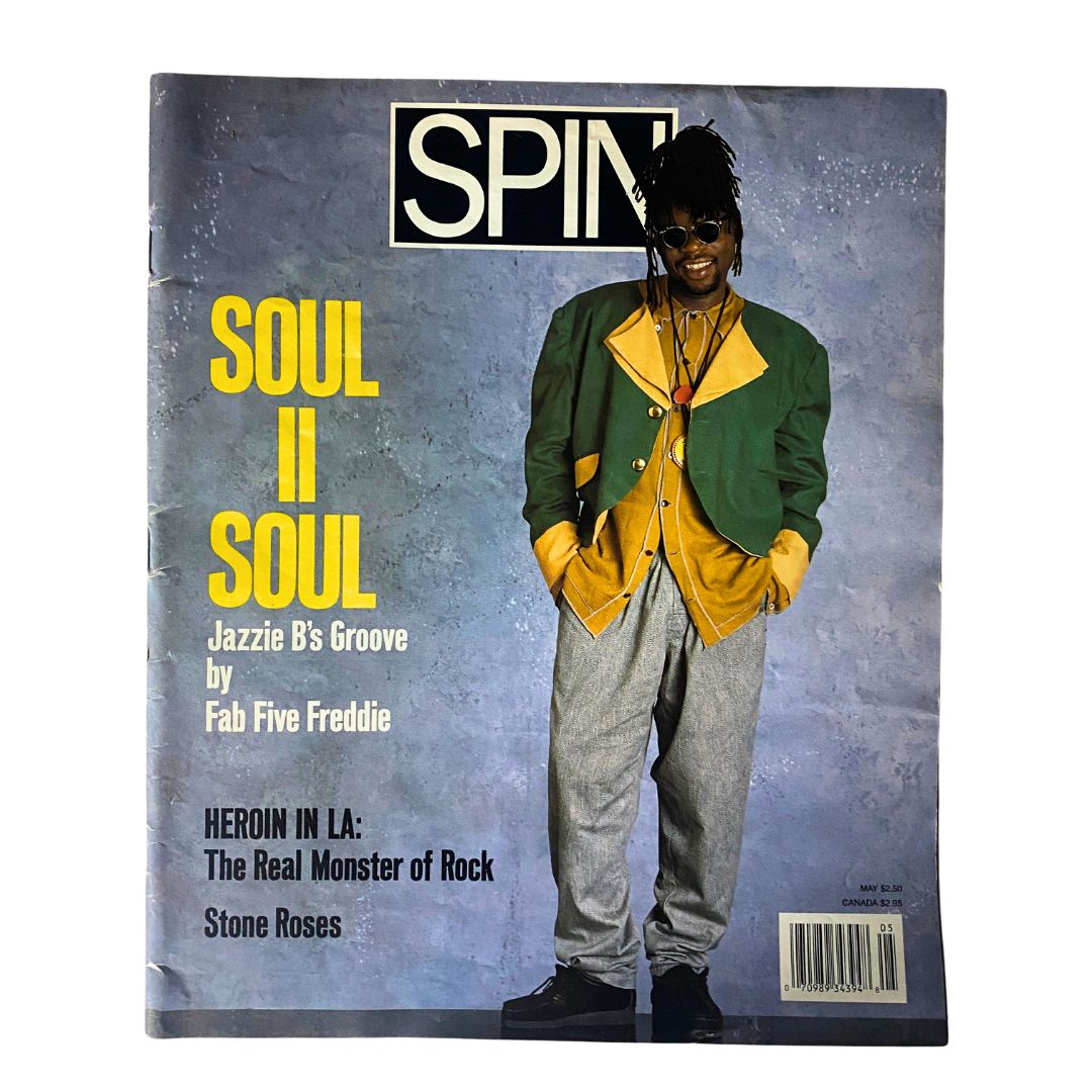 Spin Magazine May 1990 Vol 6 No. 2 Soul II Soul Jazzie B's Groove No Label