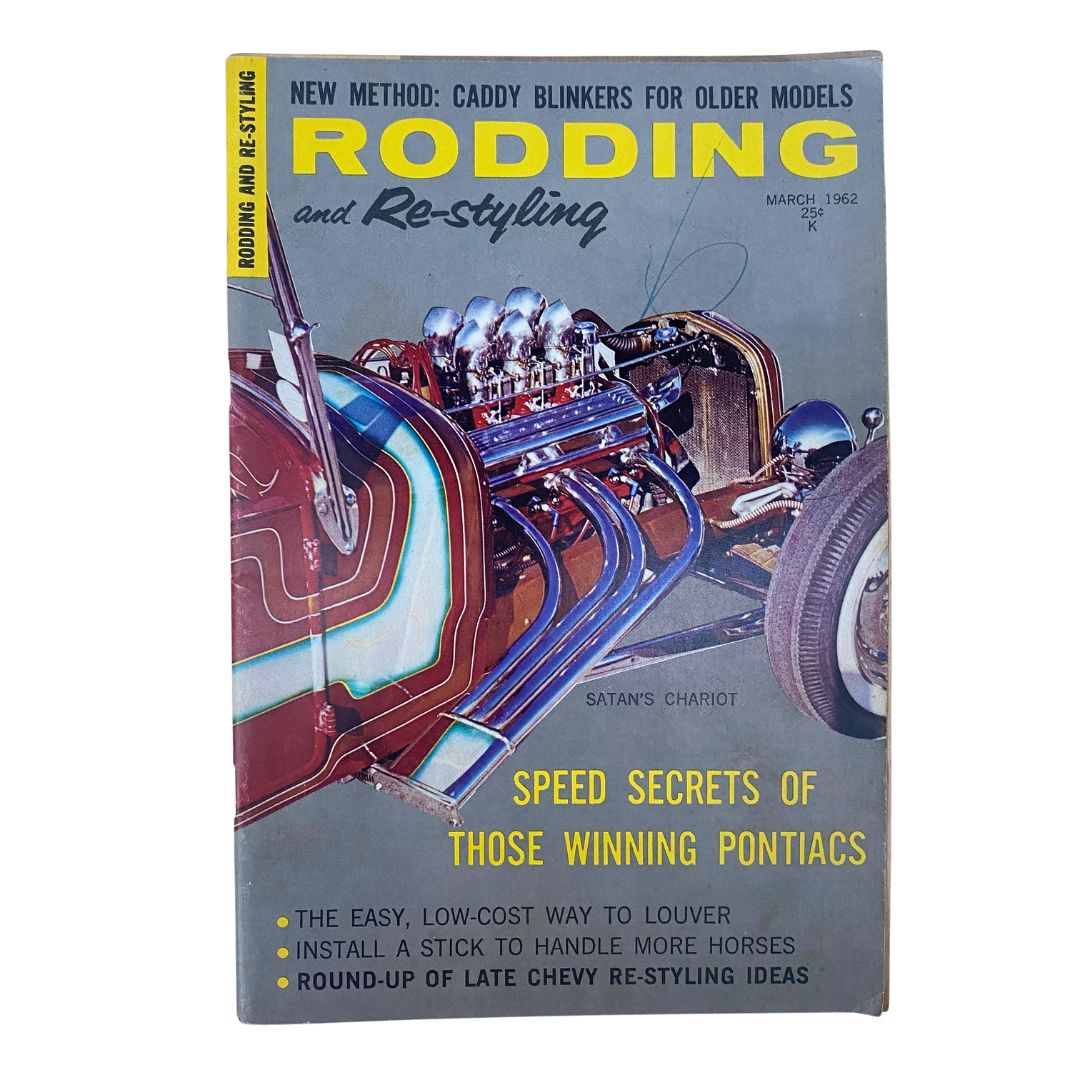 VTG Rodding & Re-Styling Magazine March 1962 Speed Secrets of Pontiac No Label