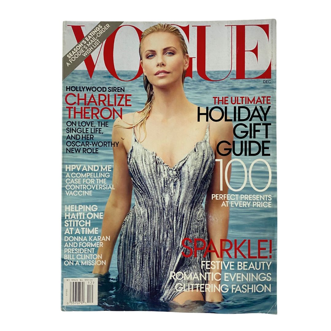 Vogue Magazine December 2011 Hollywood Siren Charlize Theron No Label