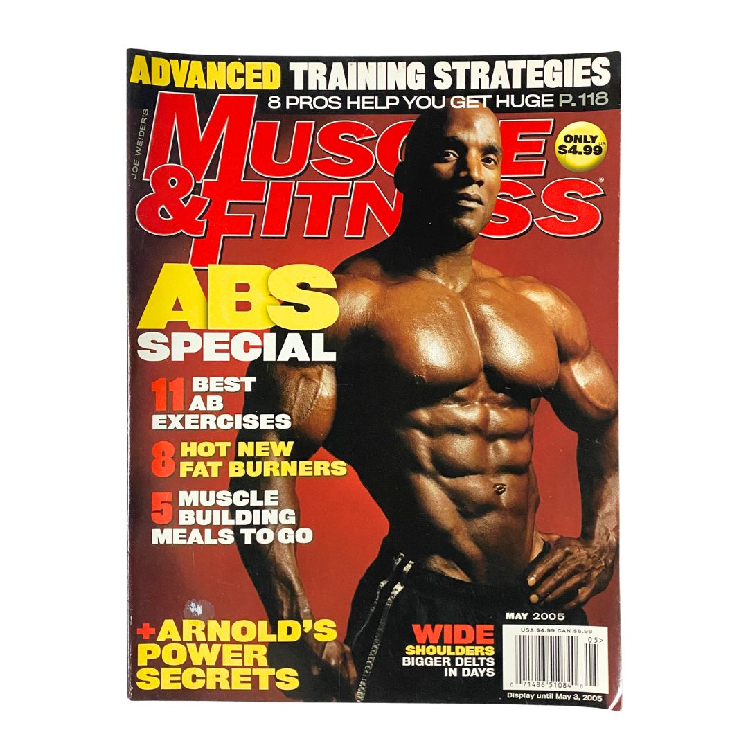 Muscle & Fitness Magazine May 2005 Vol 66 No. 5 Darrem Charles Cover No Label