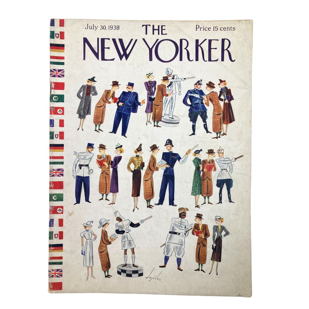 The New Yorker Magazine July 30 1938 Asking Direction by Constantin Alajalov