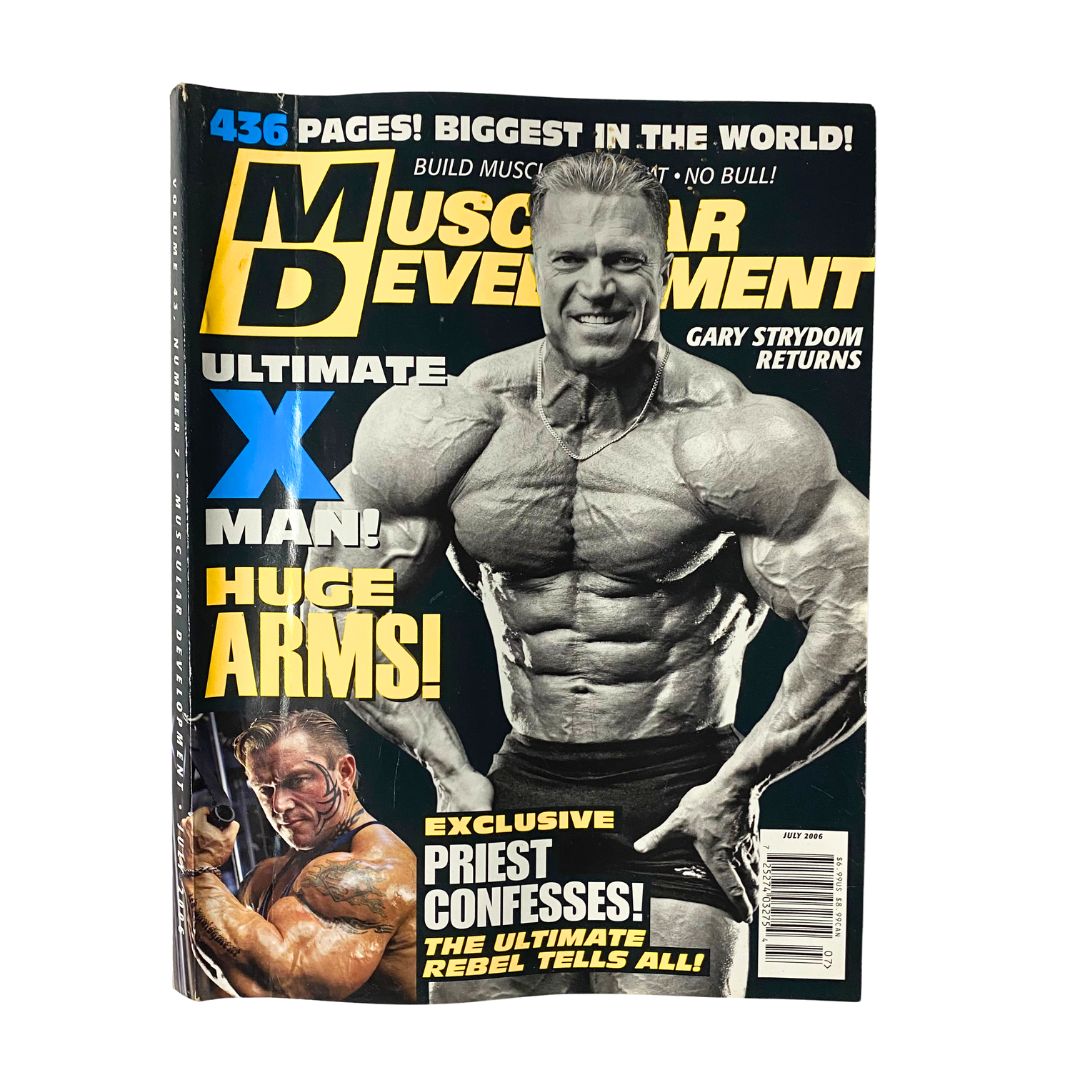 Muscular Development Magazine July 2006 Gary Strydom Cover No Label