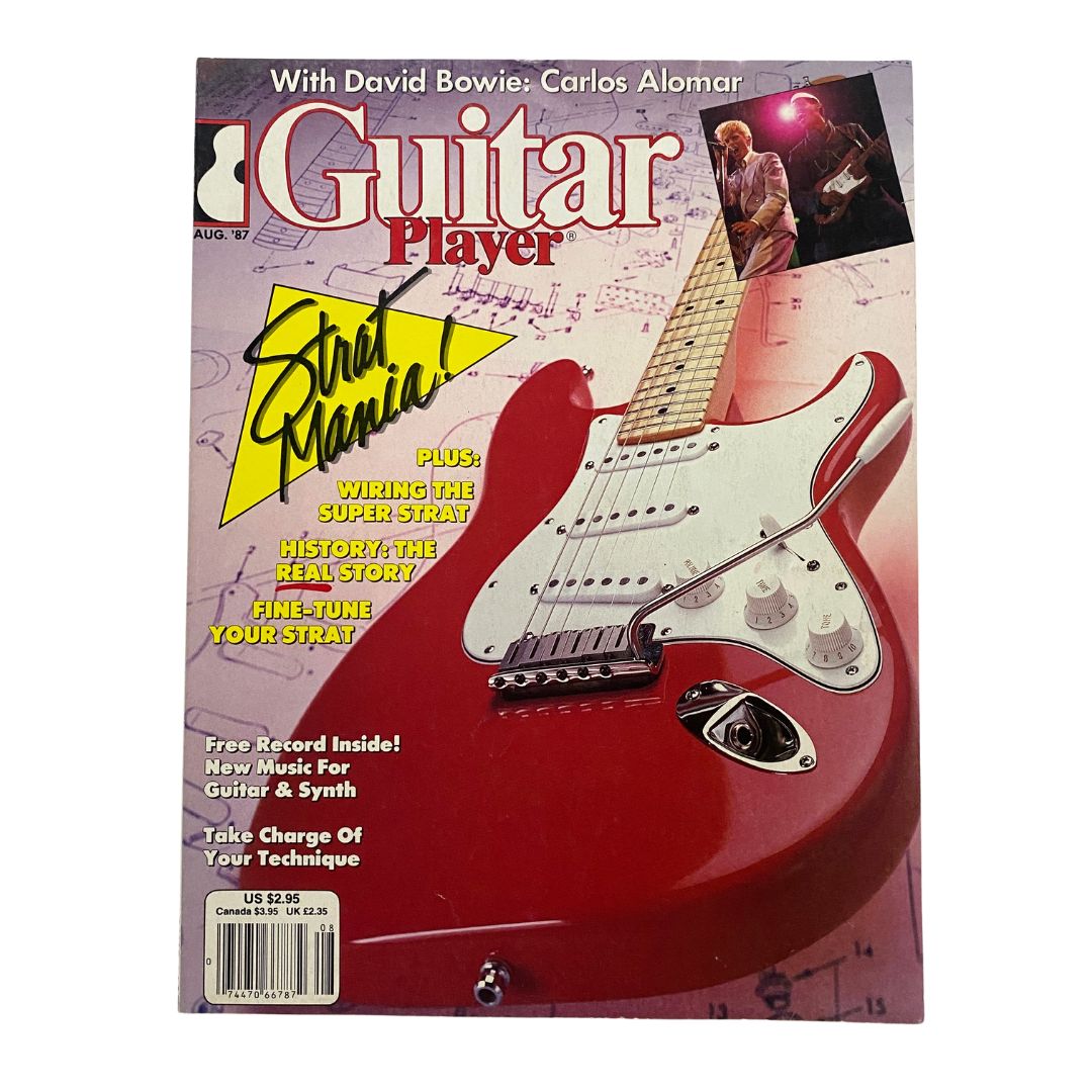 Guitar Player Magazine August 1987 Strat Mania & Wiring The Super Strat No Label