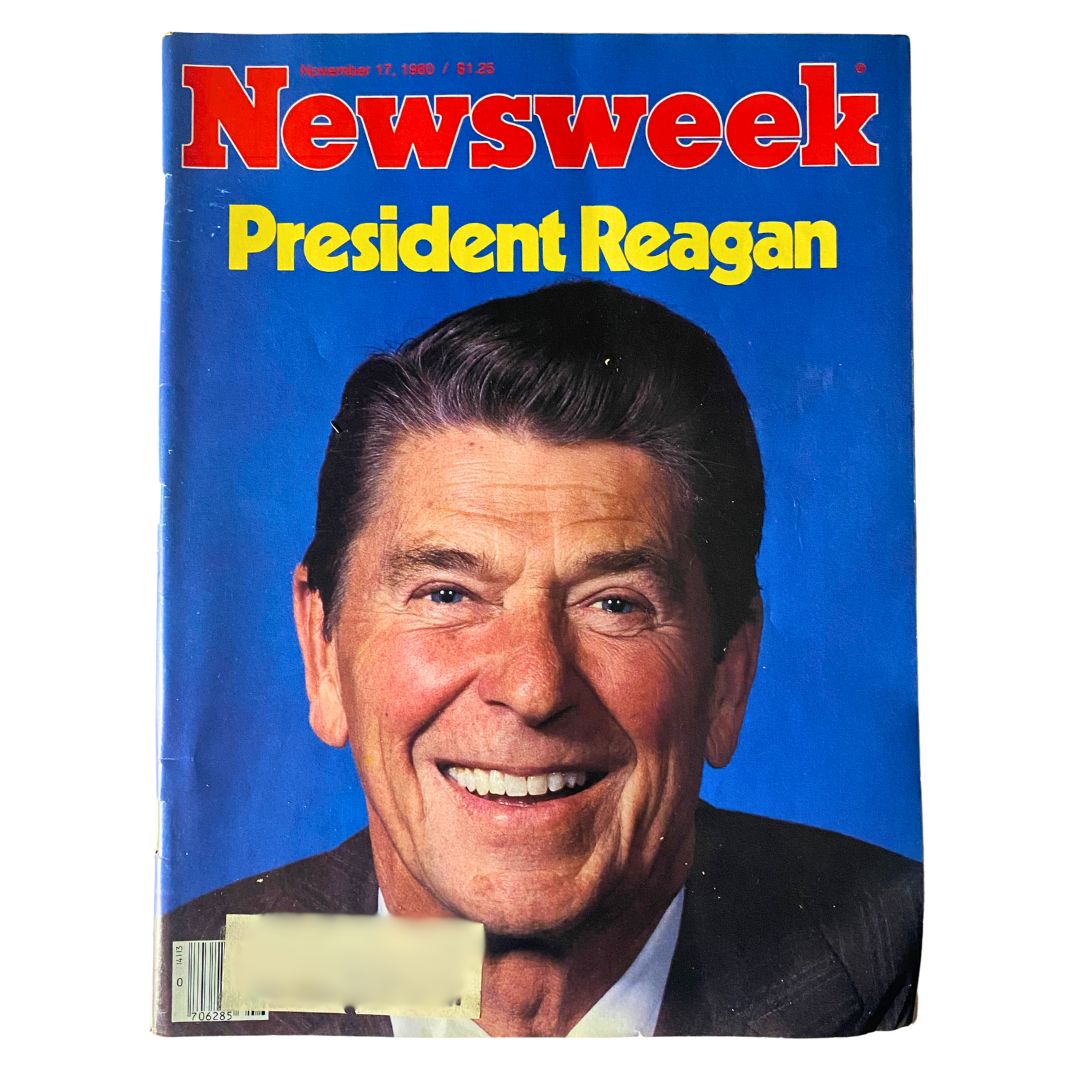 VTG Newsweek Magazine November 17 1980 President Ronald Reagan